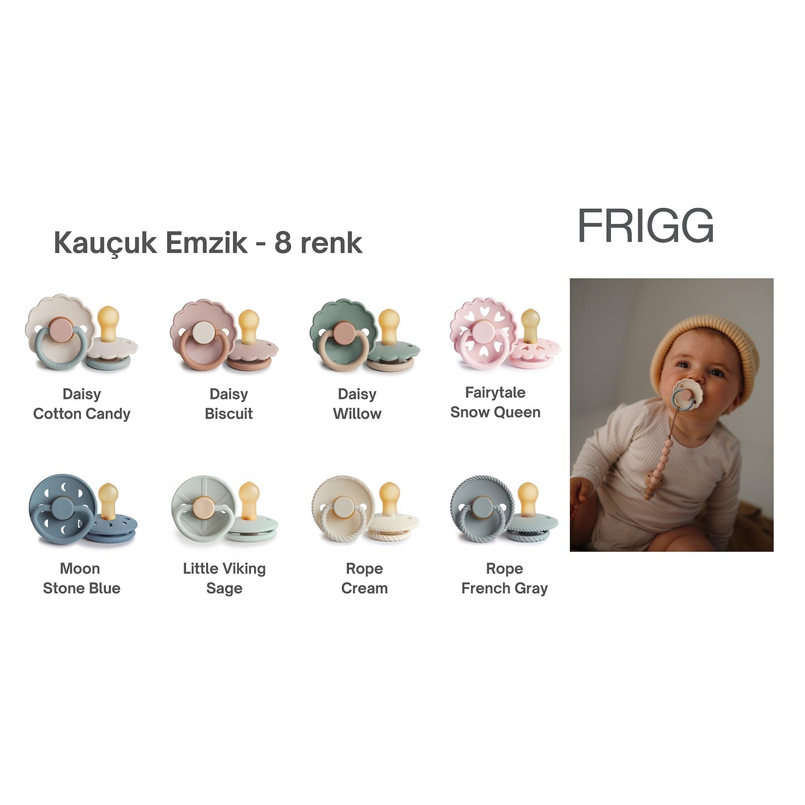 Daisy Kauçuk Emzik - Willow 6-18 Ay