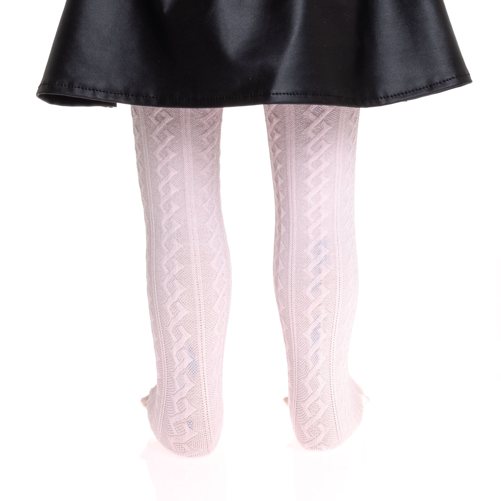 Jakarlı  Külotlu Çorap Kız Bebek