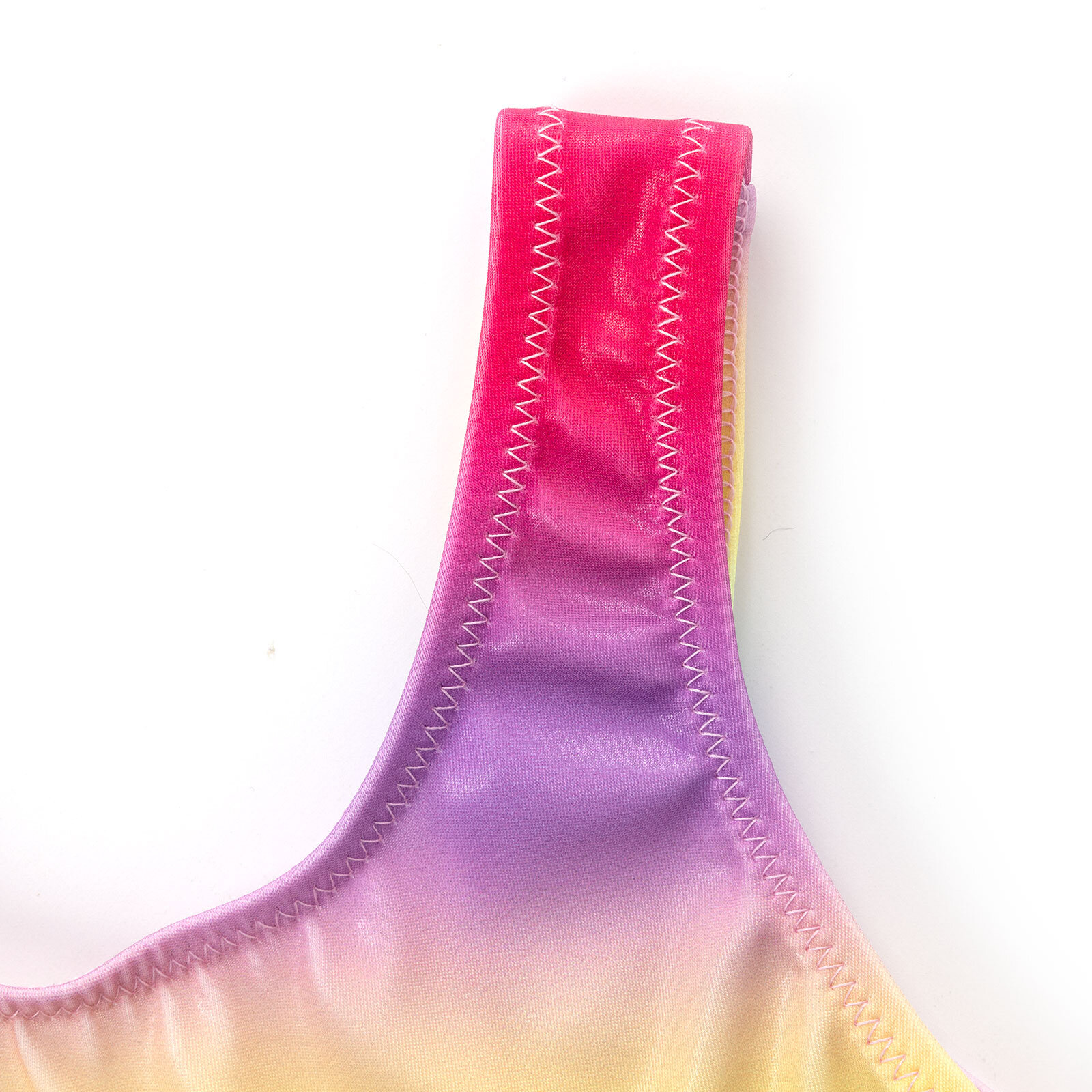 Degrade Desen Kum Varak Baskılı Kız Mayo Kız Bebek