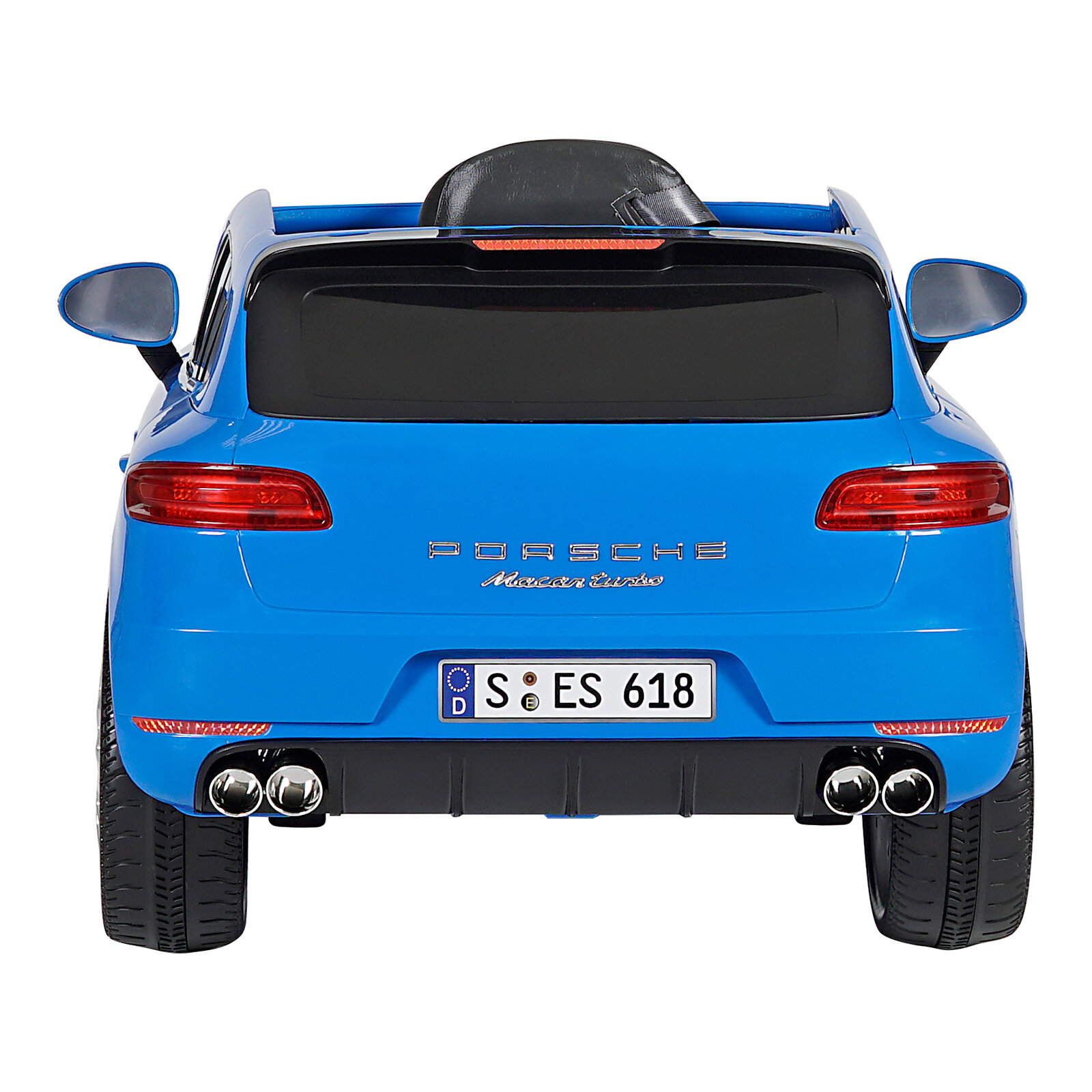 W416QHG4 Porsche Uzaktan Kumandalı 12 V Akülü Araba Mavi