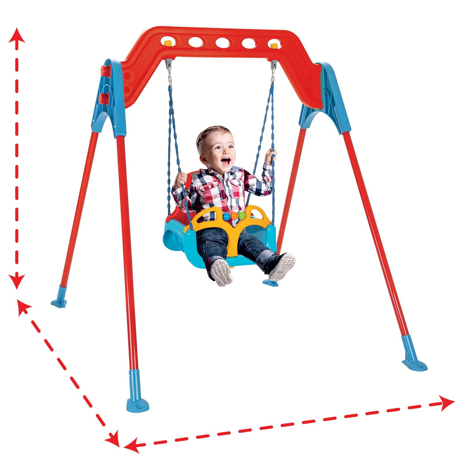 Pilsan Demir Ayaklı Bebek Salıncağı