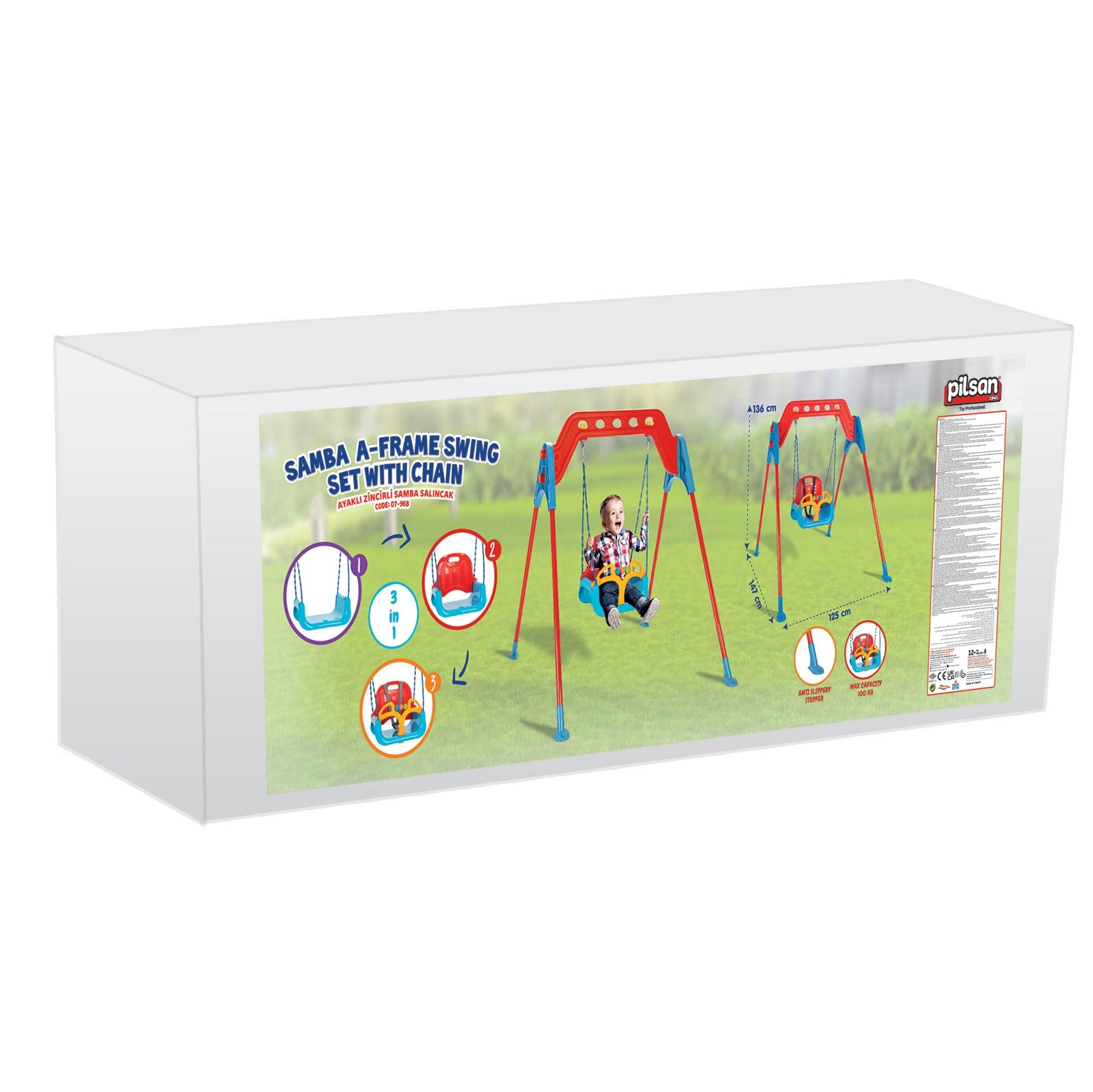 Pilsan Demir Ayaklı Bebek Salıncağı