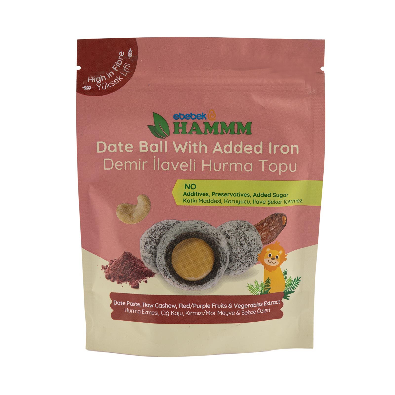 Demir İlaveli Hurma Topu 70 gr