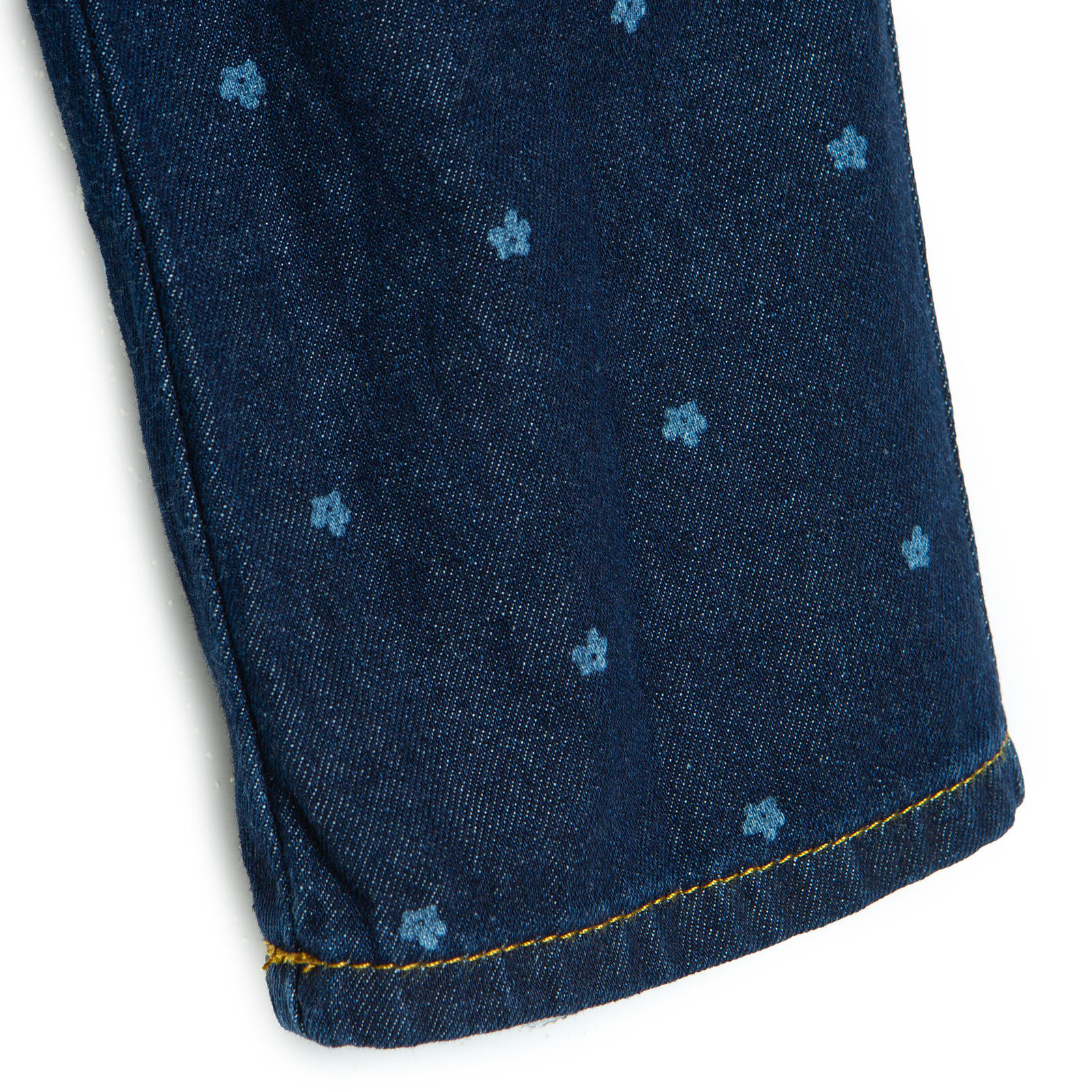 Kız Bebek Denim Pantolon Reçme Paça Kız Bebek Denim Pantolon Reçme Paça