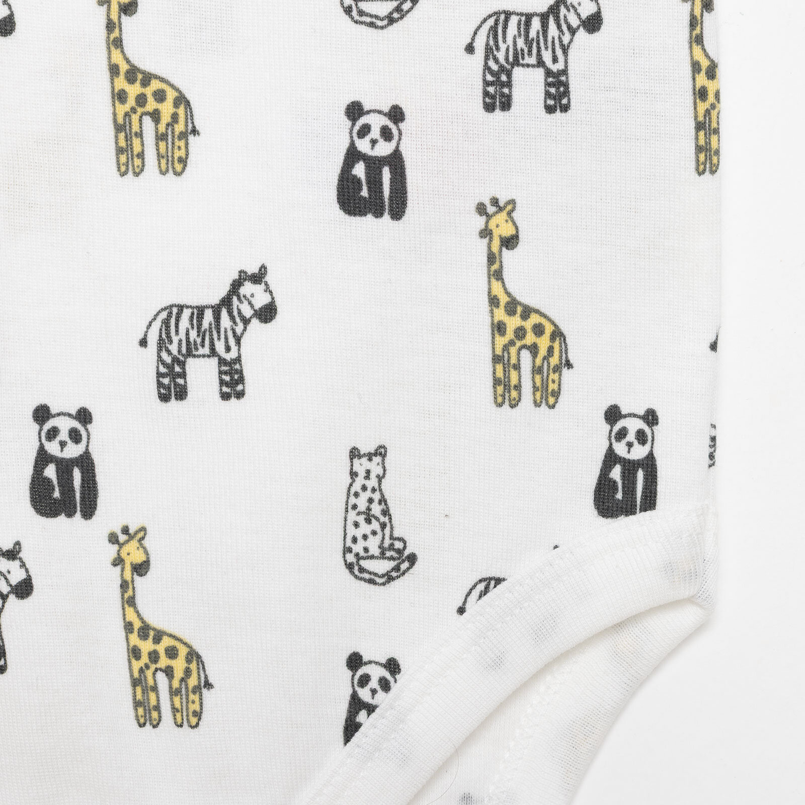 Desenli Kısa Kol Body Unisex