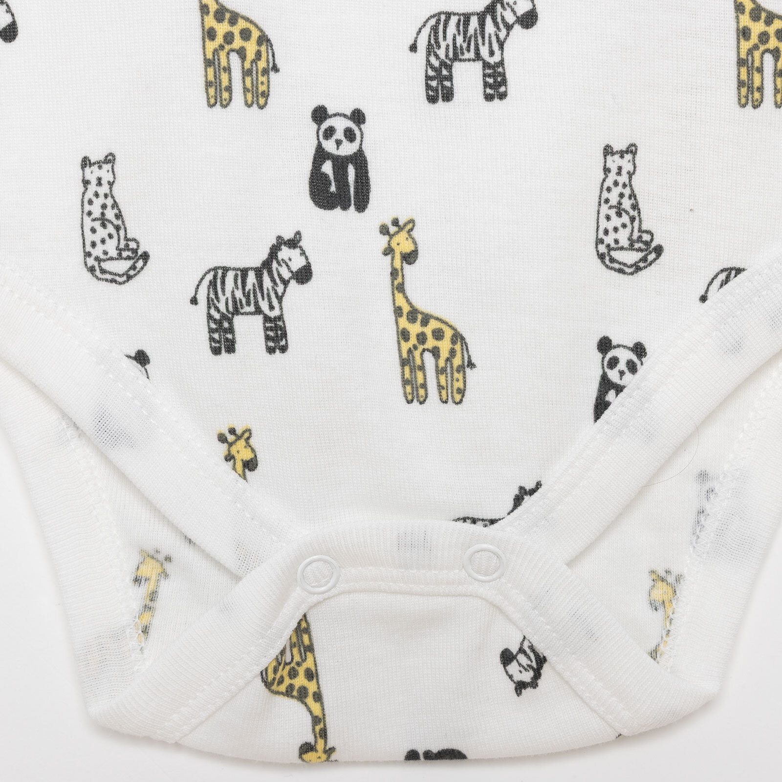 Desenli Kısa Kol Body Unisex