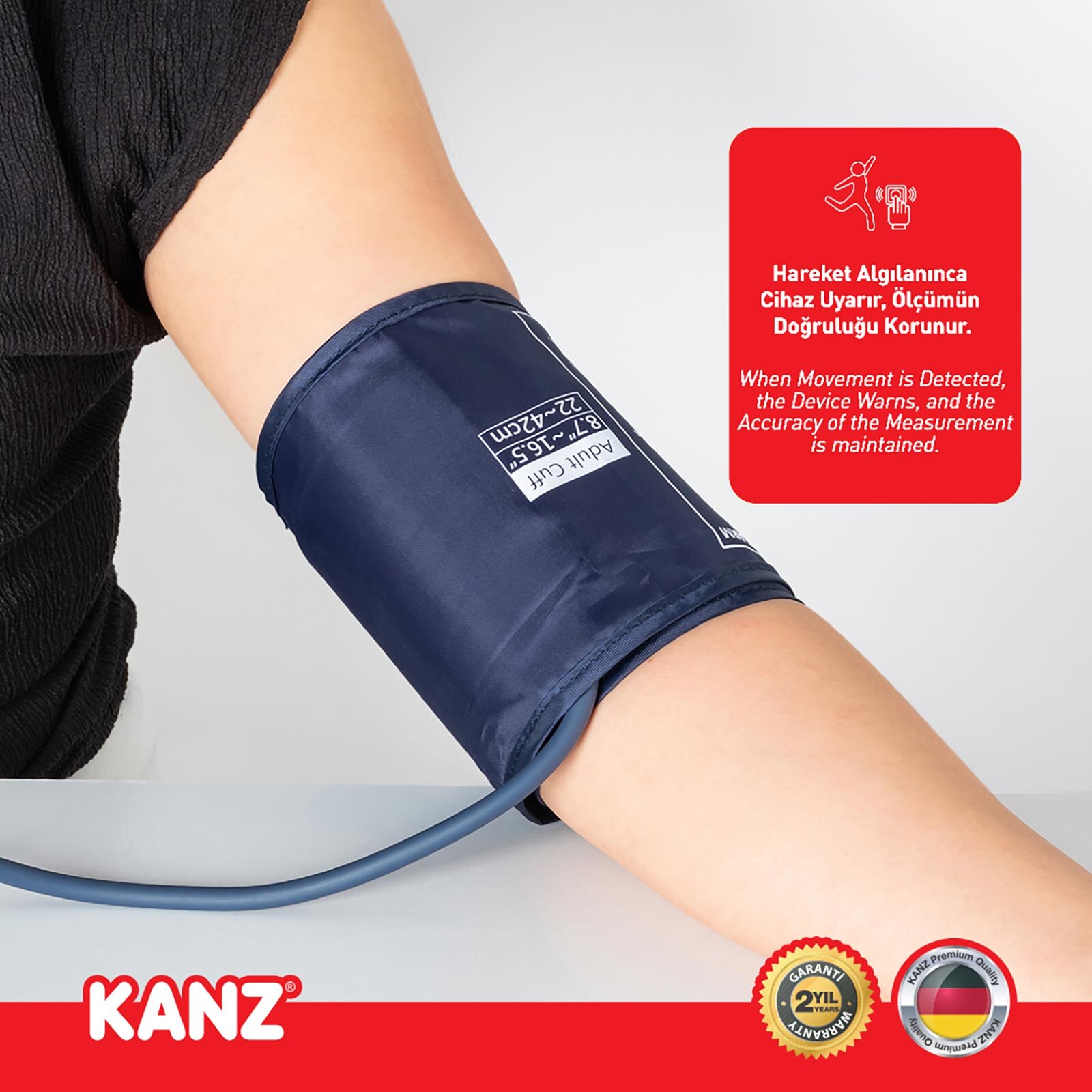 Dijital Tansiyon Aleti (Türkçe Seslendirmeli)