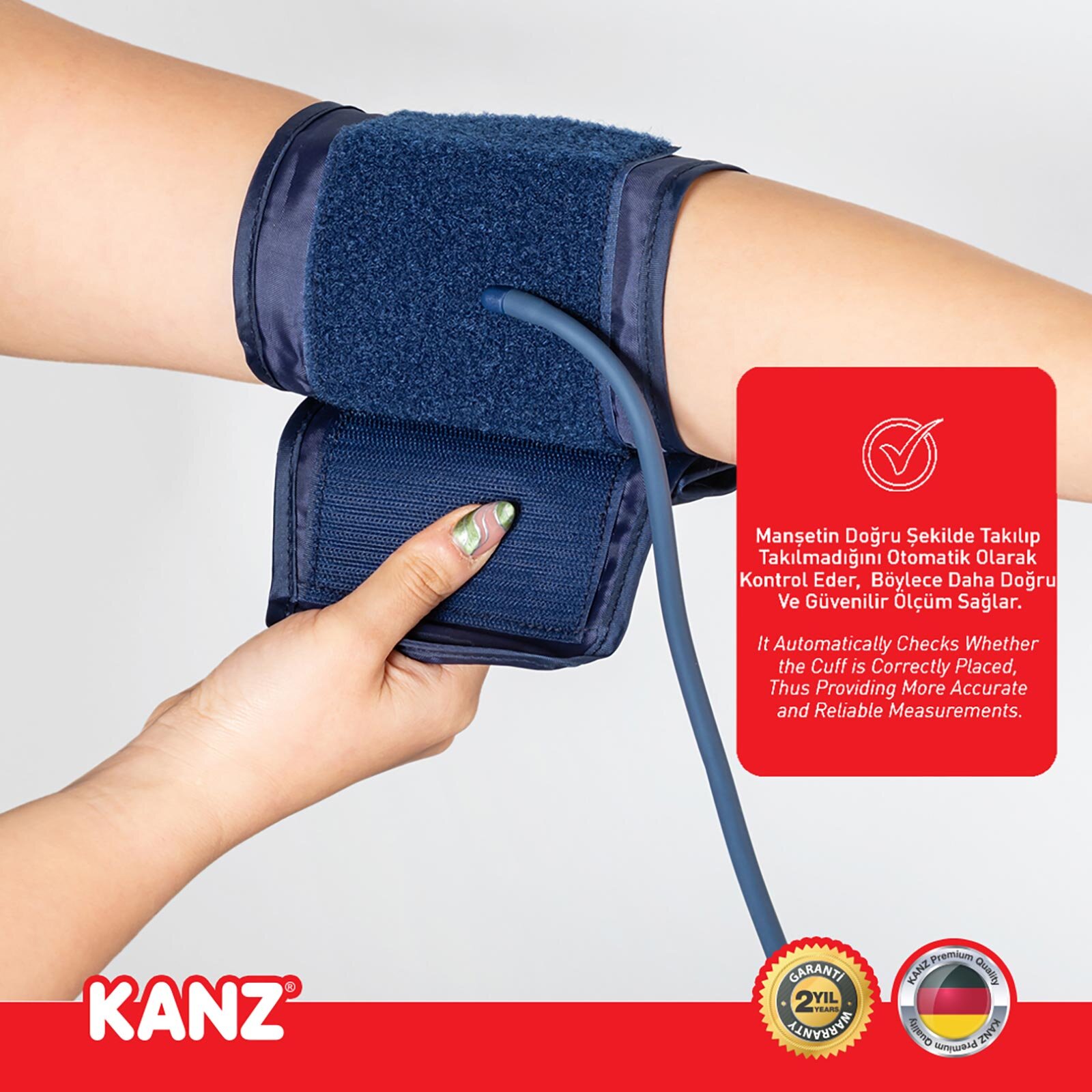 Dijital Tansiyon Aleti (Türkçe Seslendirmeli)