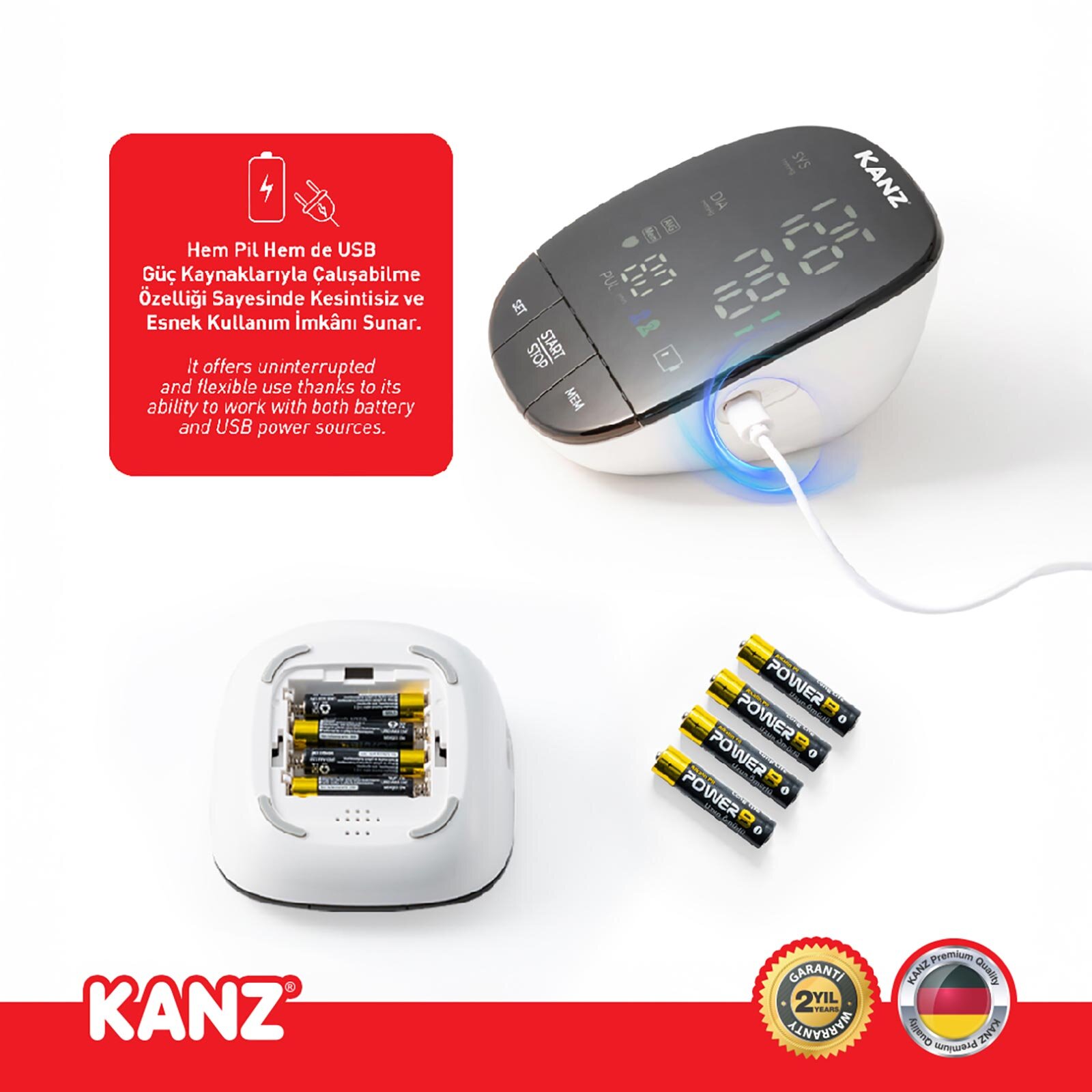 Dijital Tansiyon Aleti (Türkçe Seslendirmeli)