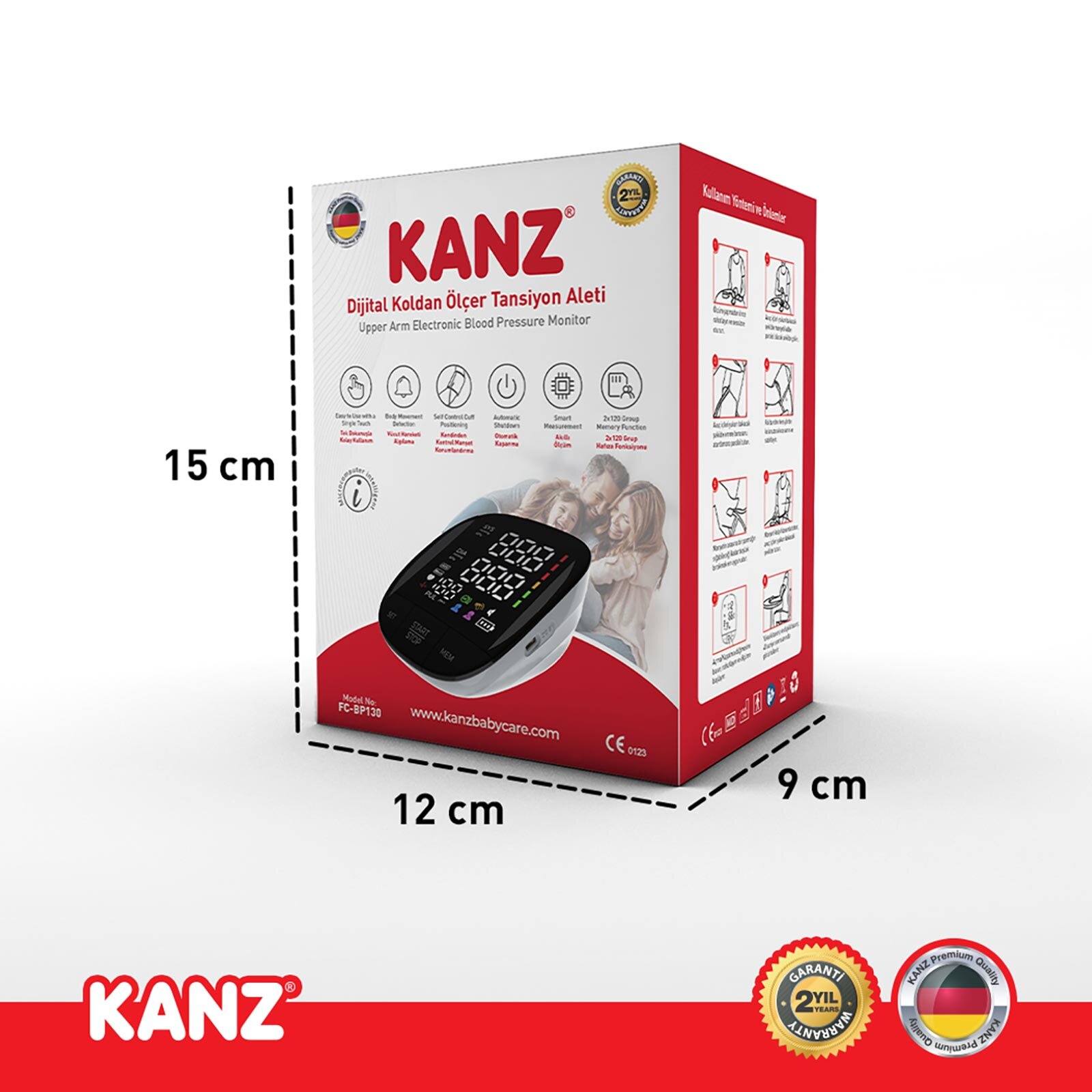 Dijital Tansiyon Aleti (Türkçe Seslendirmeli)