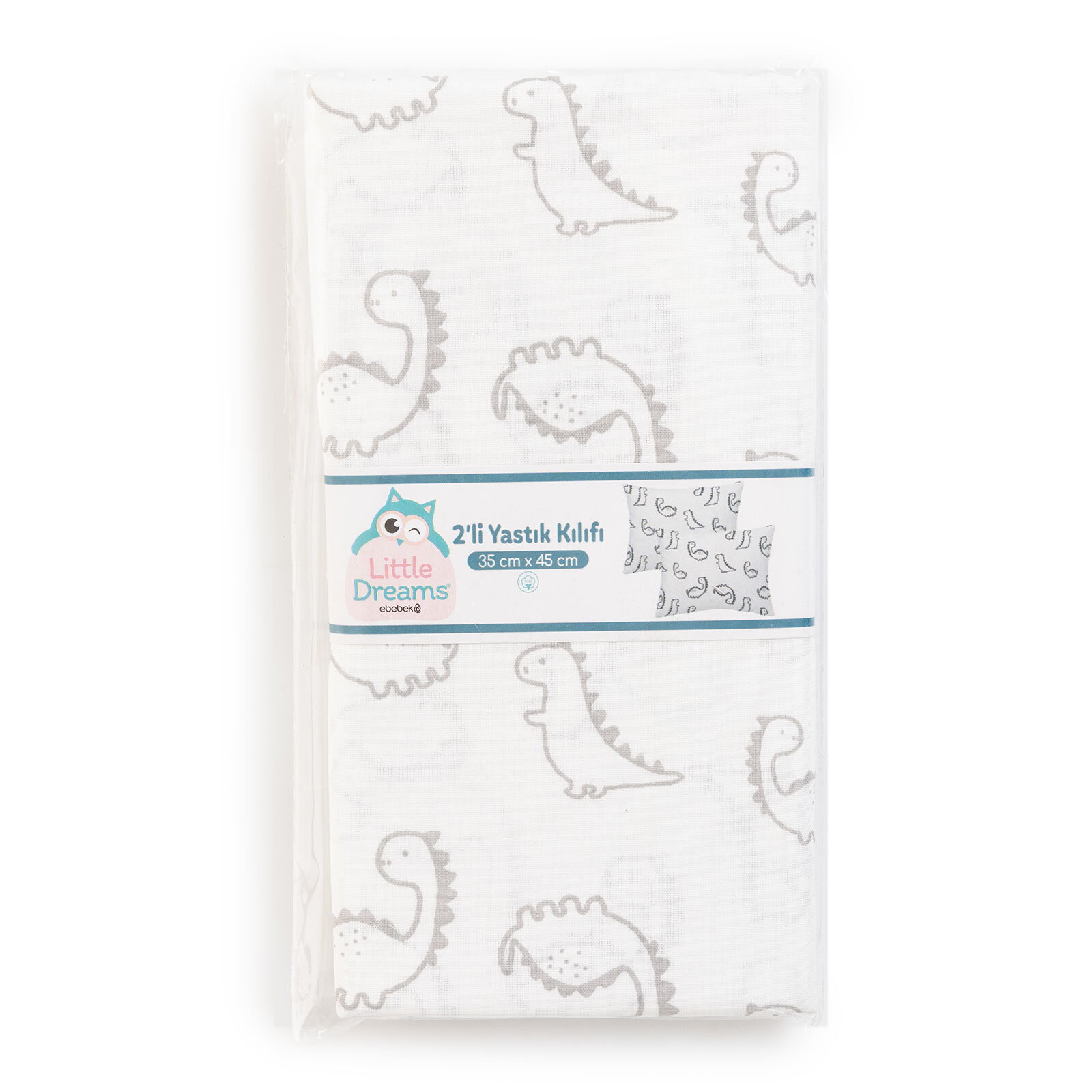 Dinazor Desenli Erkek Yastık Kılıfı Erkek Bebek