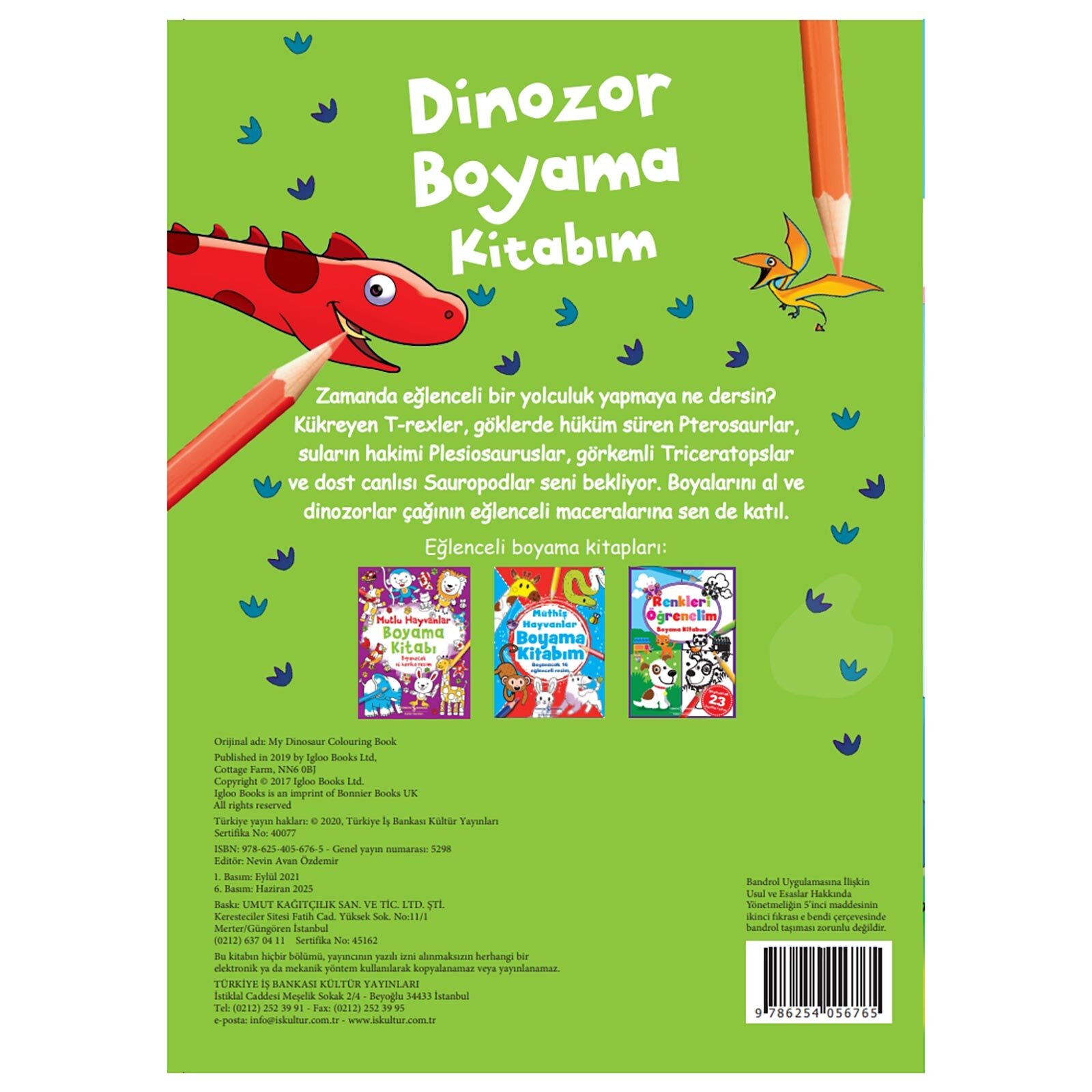 Dinozor Boyama Kitabım