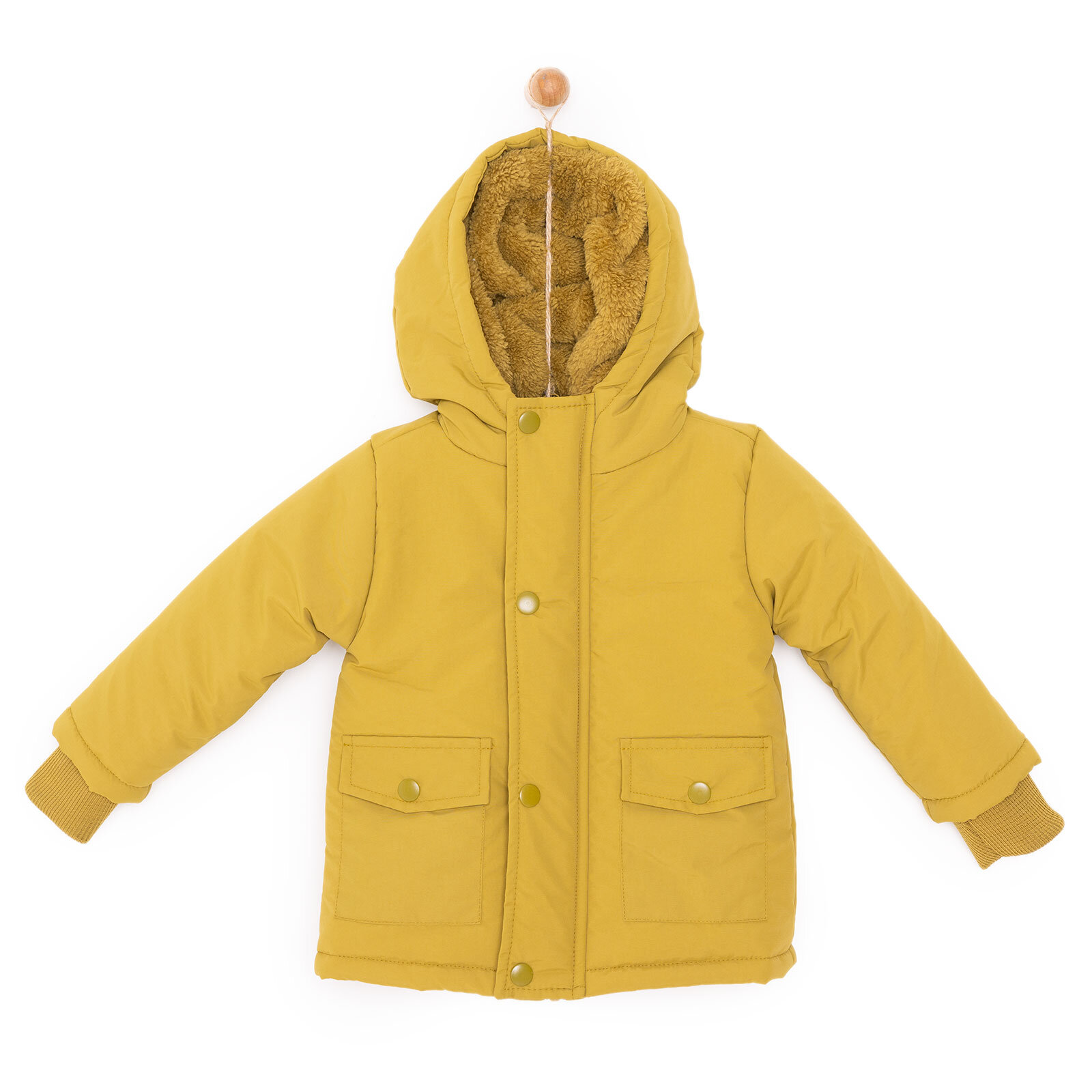 Dinozor Şapkalı Mont Erkek Bebek