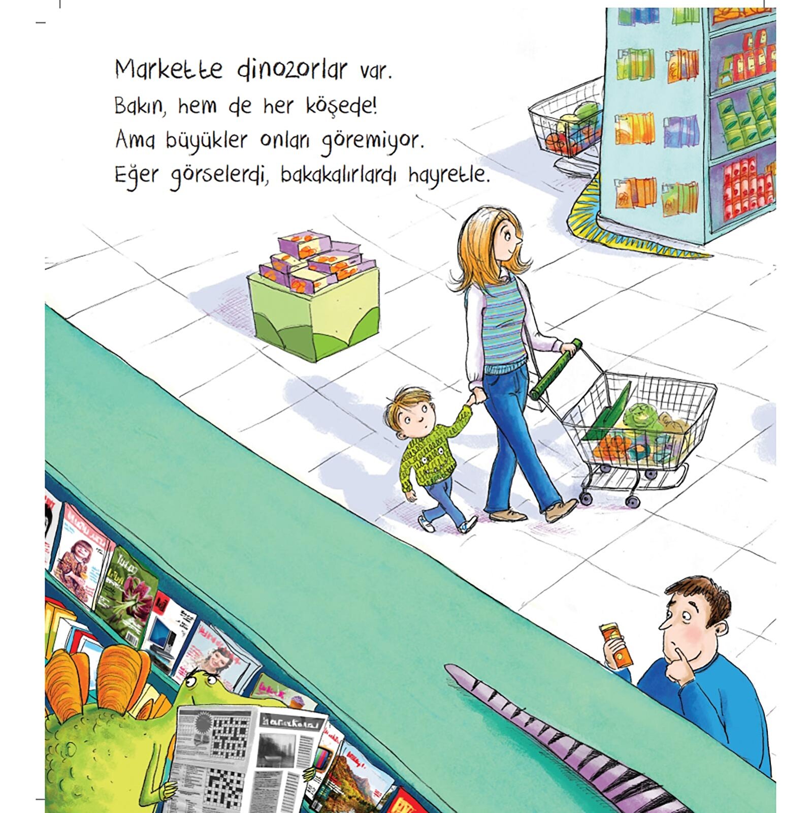 Dinozorlar Markette!