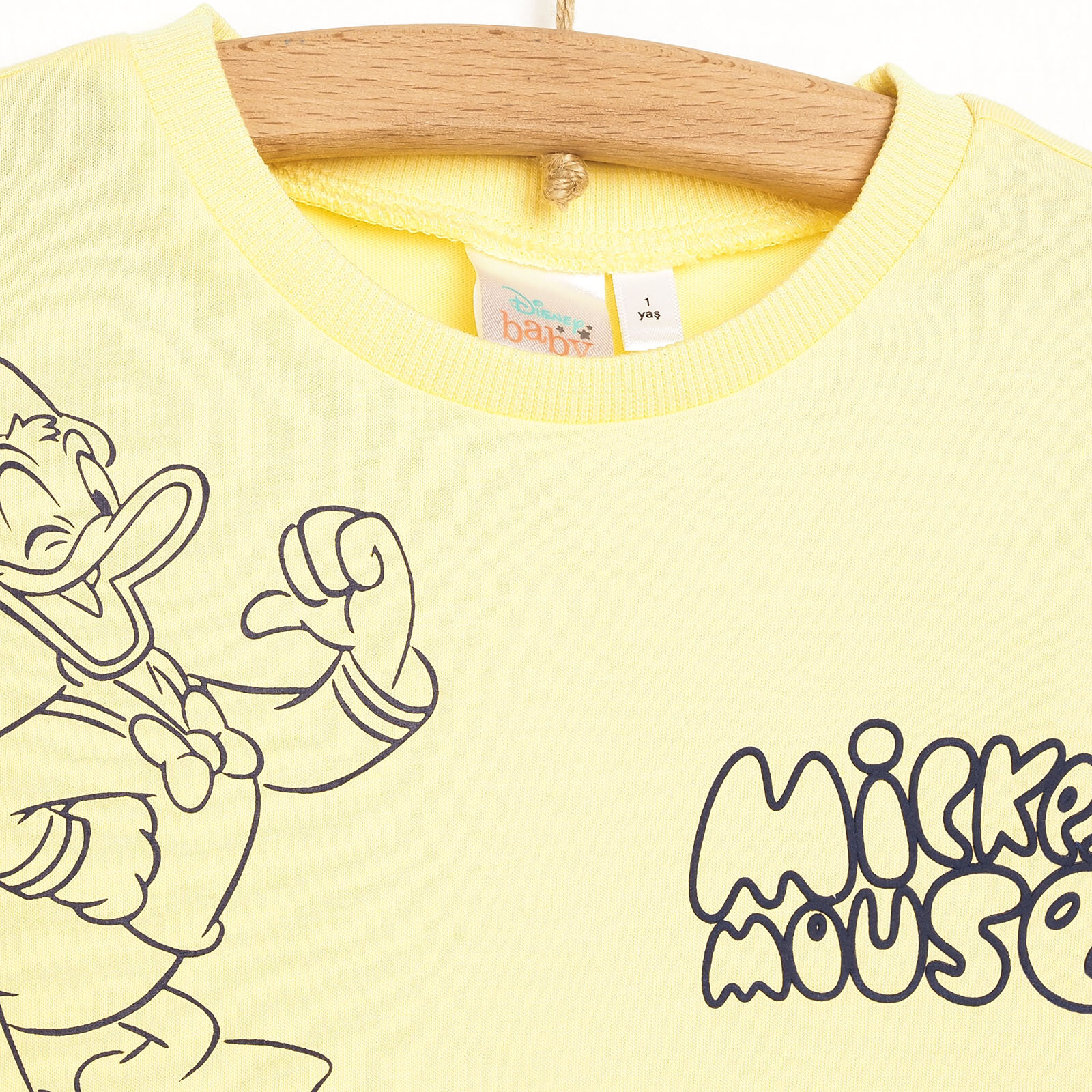 Maceraya Devam Mickey Mouse Erkek Bebek Lisanslı Atlet Tshirt