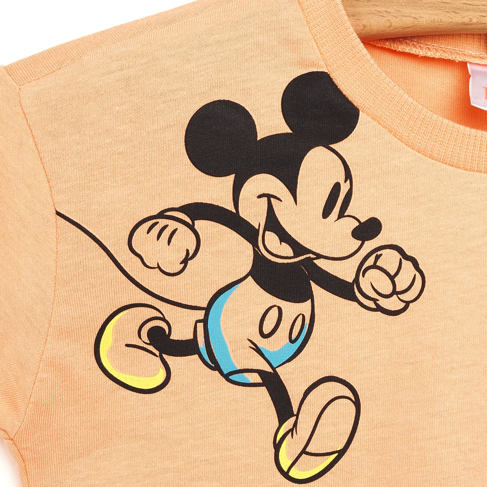 Maceraya Devam Mickey Mouse Lisanslı Erkek Bebek Tshirt