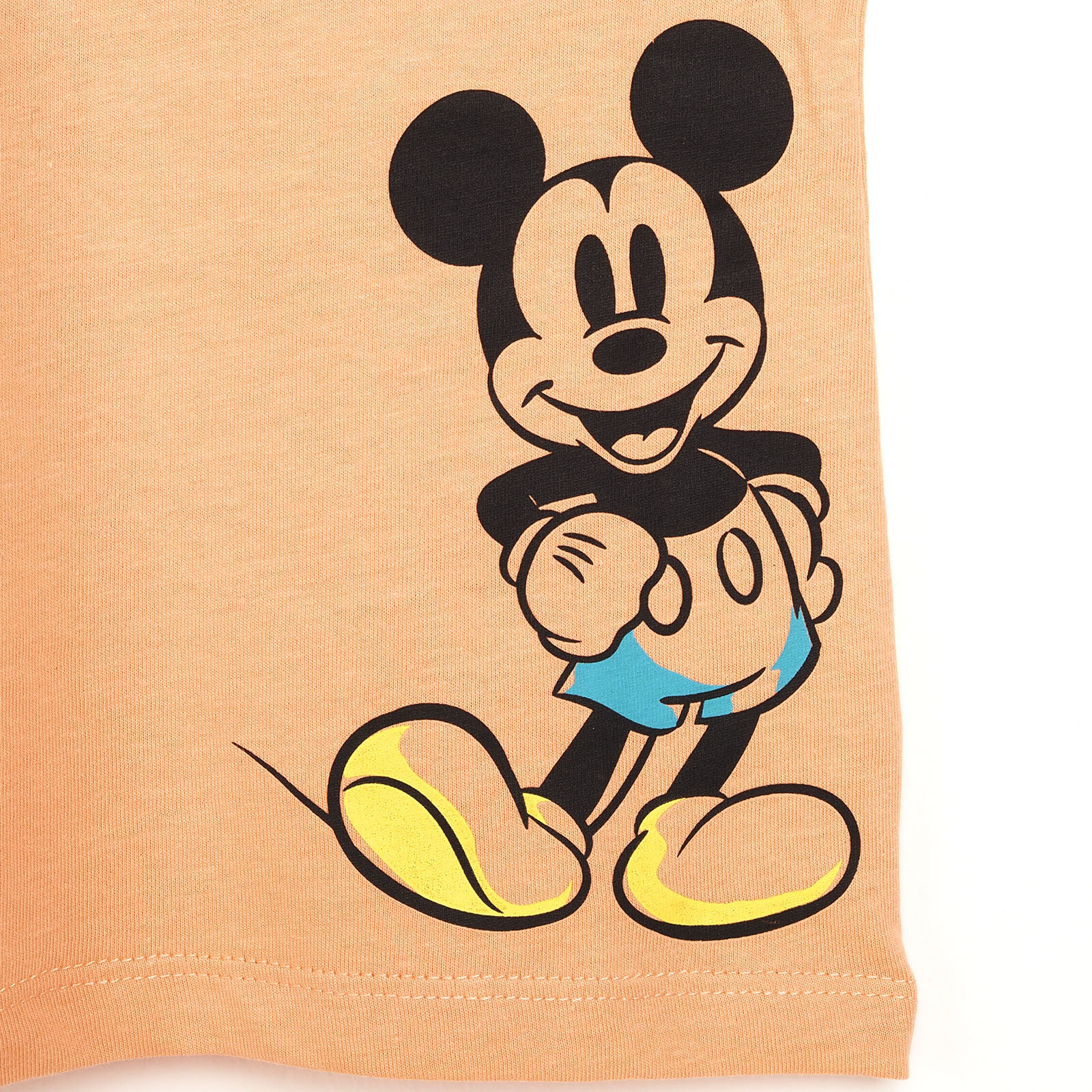 Maceraya Devam Mickey Mouse Lisanslı Erkek Bebek Tshirt
