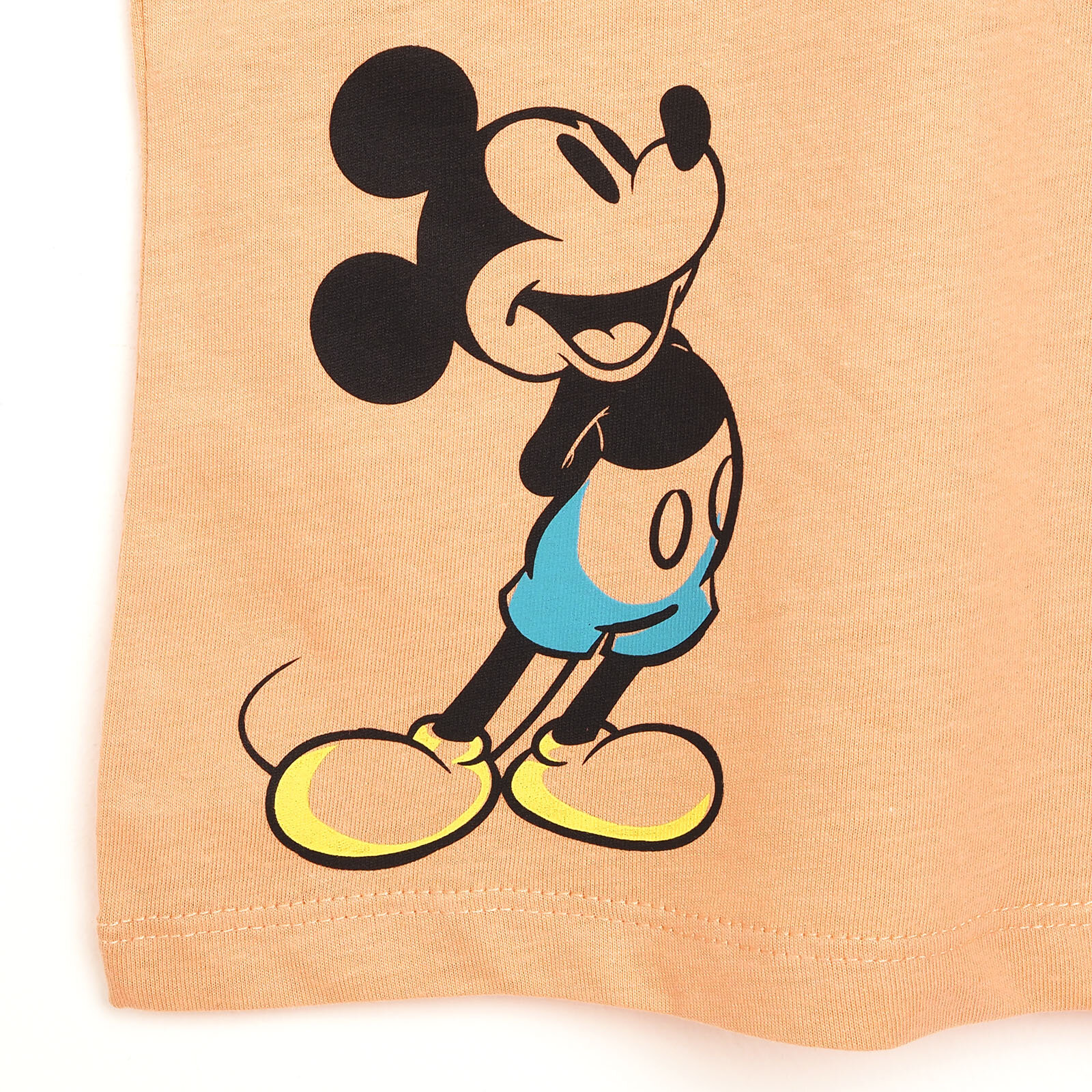 Maceraya Devam Mickey Mouse Lisanslı Erkek Bebek Tshirt