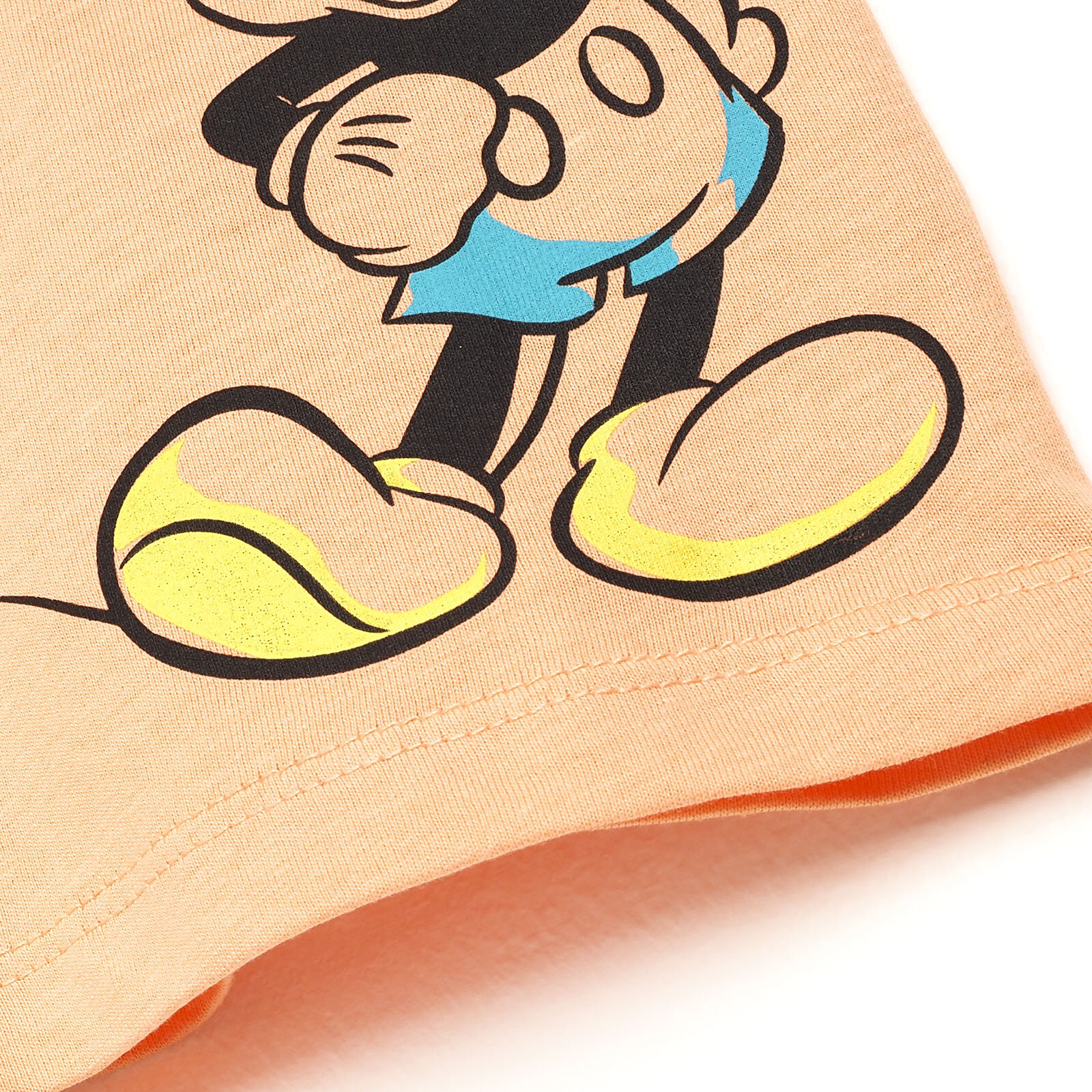 Maceraya Devam Mickey Mouse Lisanslı Erkek Bebek Tshirt