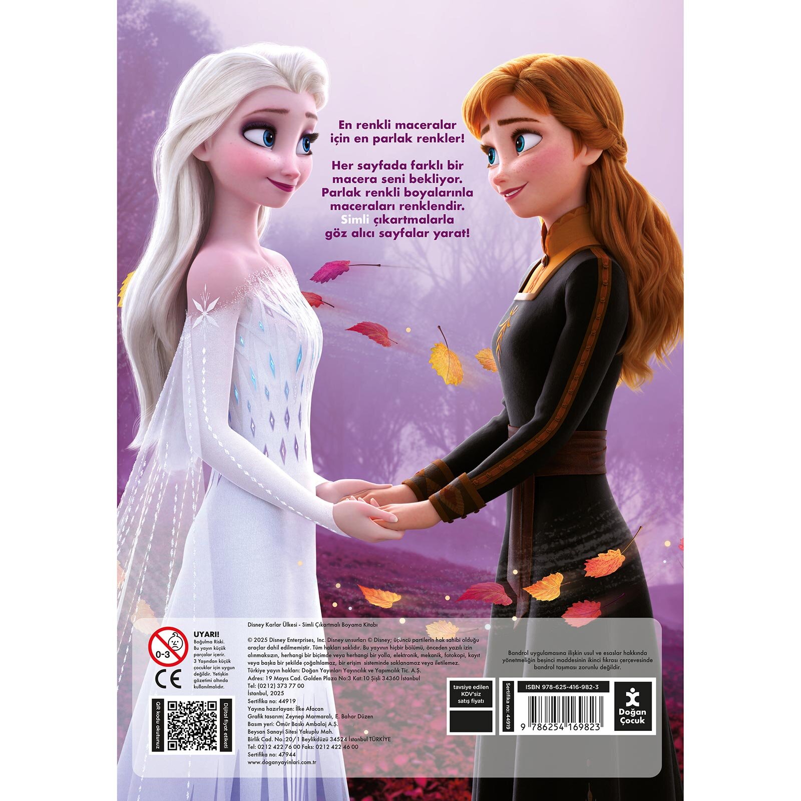 Disney Karlar Ülkesi 2 Simli Çıkartmalı Kitap Disney Karlar Ülkesi 2 Simli Çıkartmalı Kitap