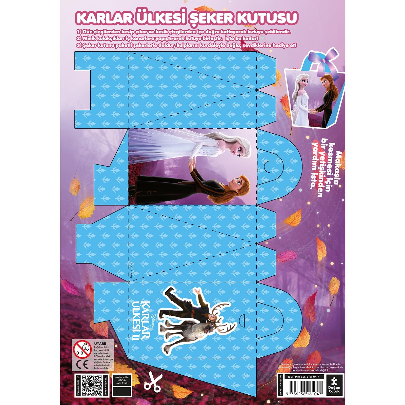 Disney Karlar Ülkesi Parti Zamanı Çıkartmalı Kitap