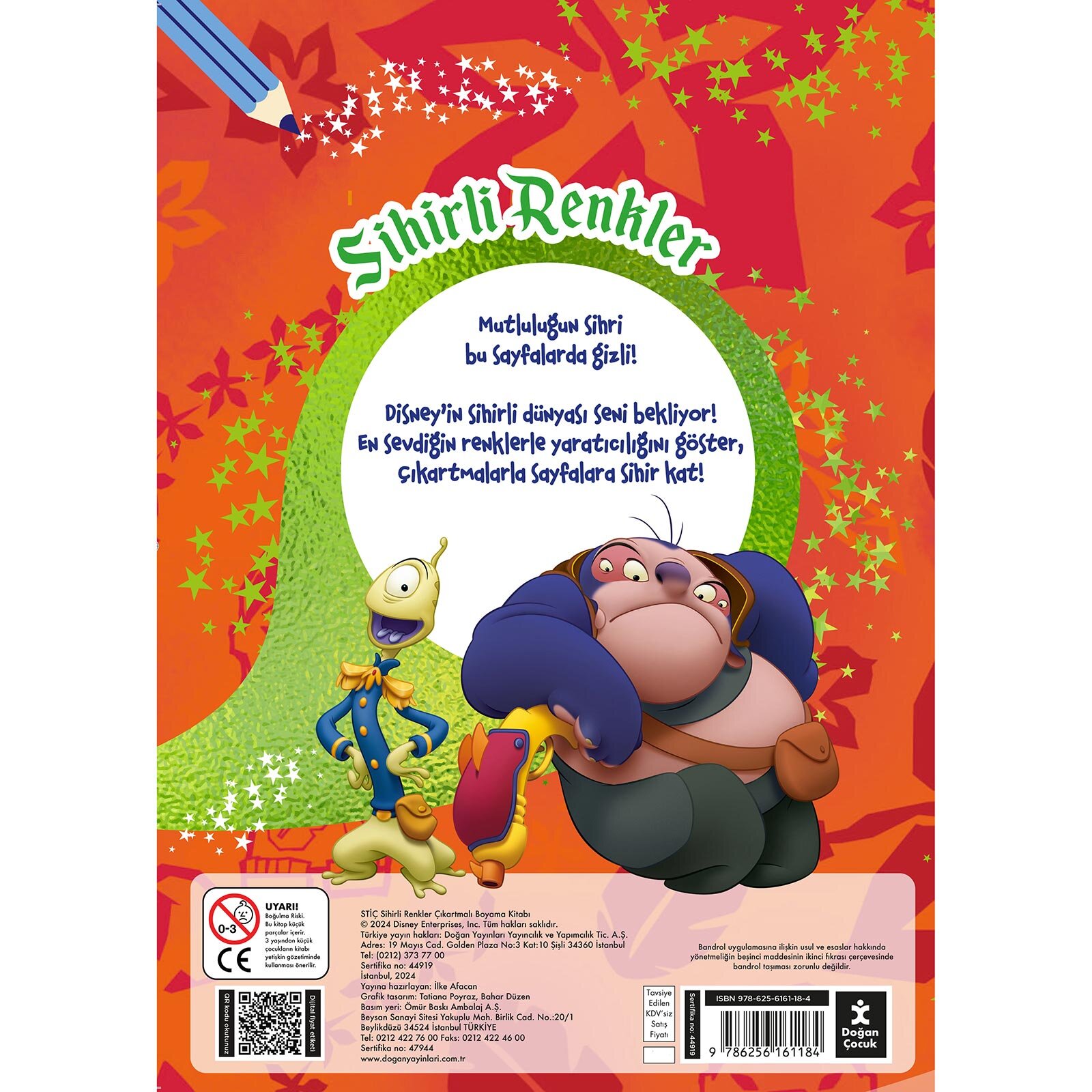 Disney Stich Sihirli Renkler Çıkartmalı Boyama Kitabı Disney Stich Sihirli Renkler Çıkartmalı Boyama Kitabı