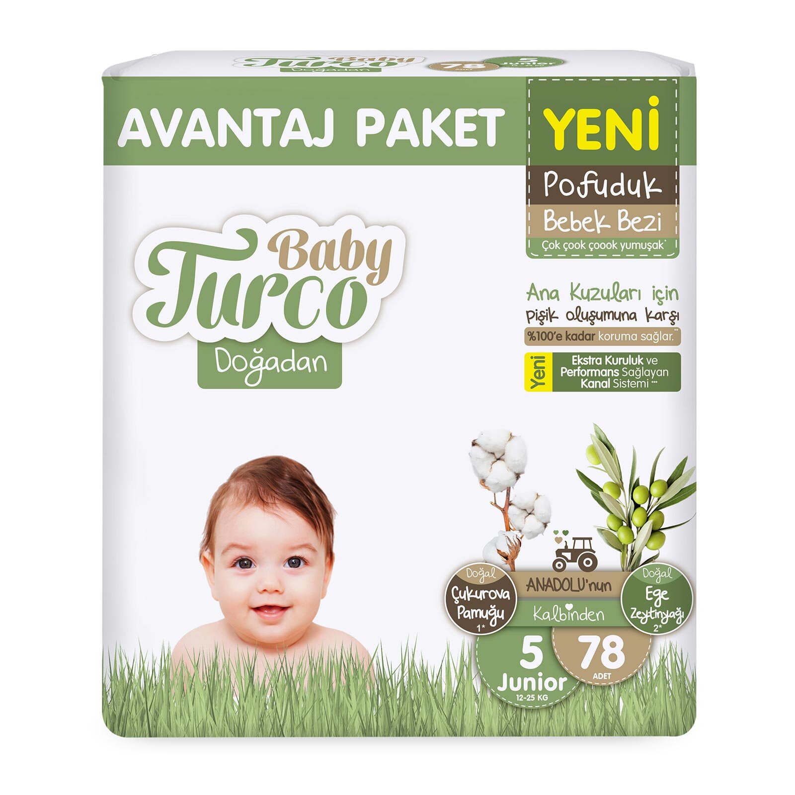 Doğadan 5 Beden 78 Adet