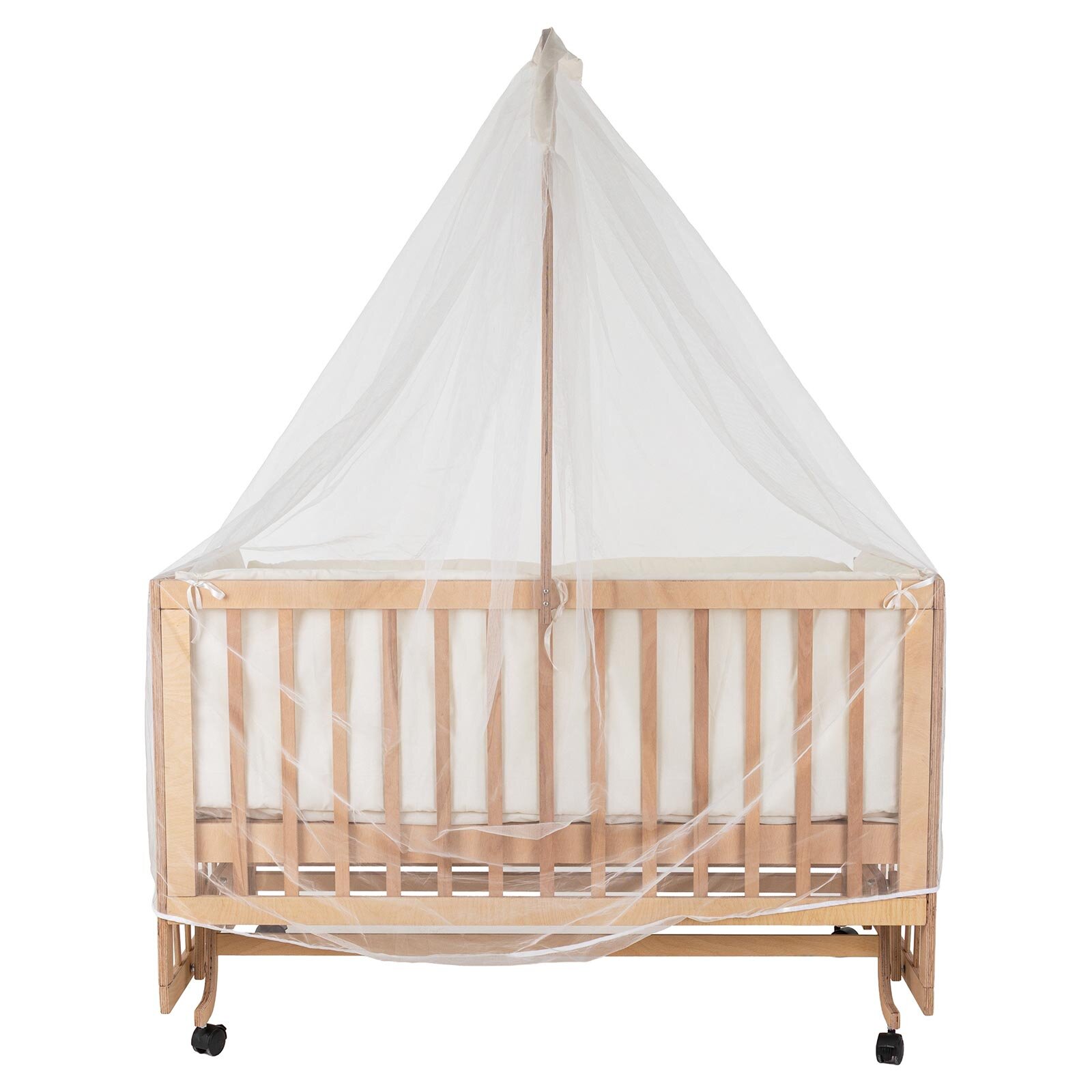 Doğal Ahşap Asansörlü ve Sallanabilir Beşik 70X130 cm Doğal Ahşap Asansörlü ve Sallanabilir Beşik 70X130 cm