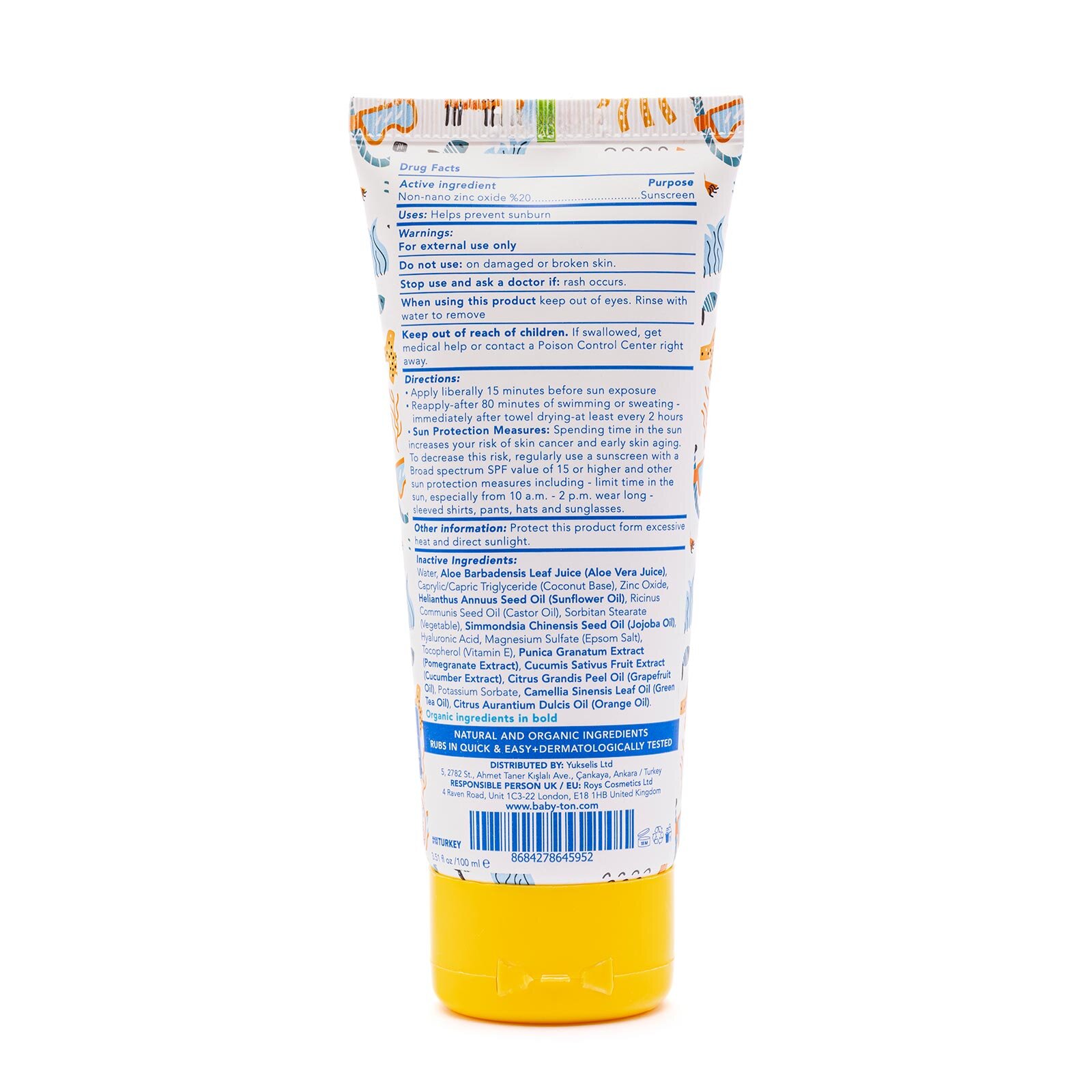 Doğal Atopik Cilt Güneş Kremi 30 SPF 100 ml