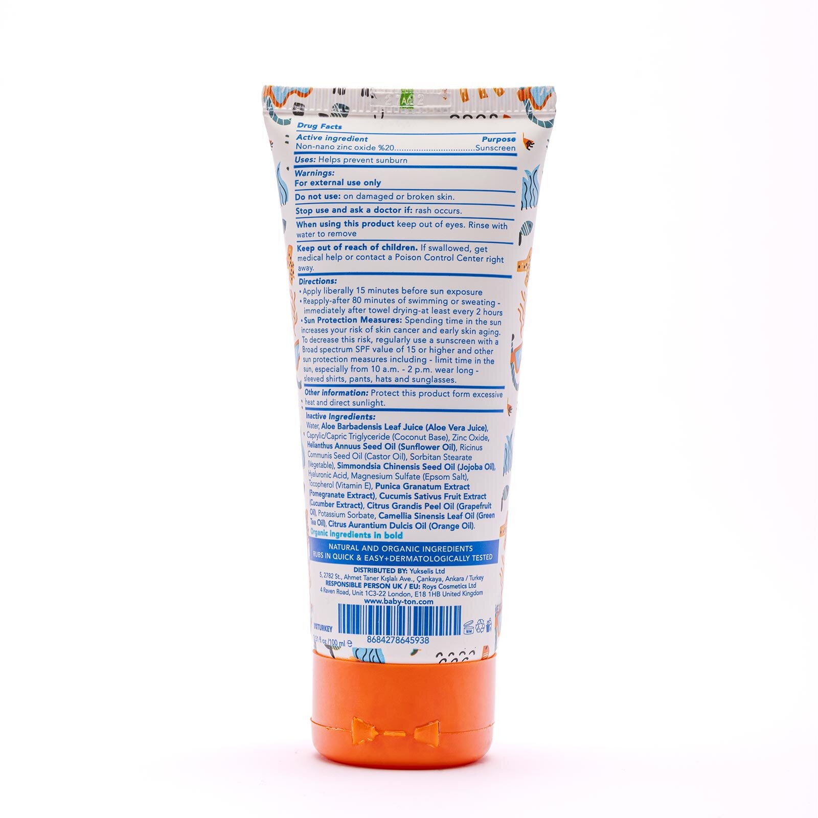 Doğal Günlük Güneş Koruyucu Krem 30 SPF 100 ml