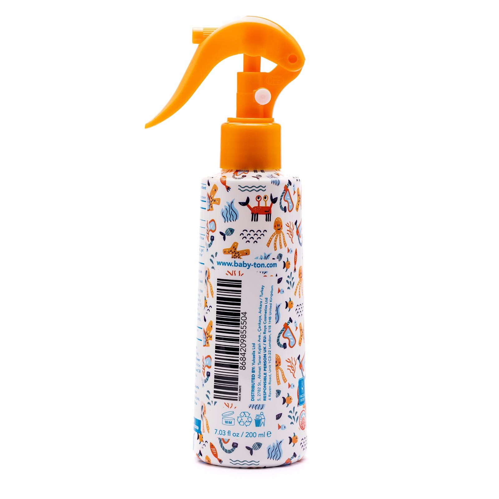 Doğal Günlük Güneş Koruyucu Sprey 30 SPF 200 ml