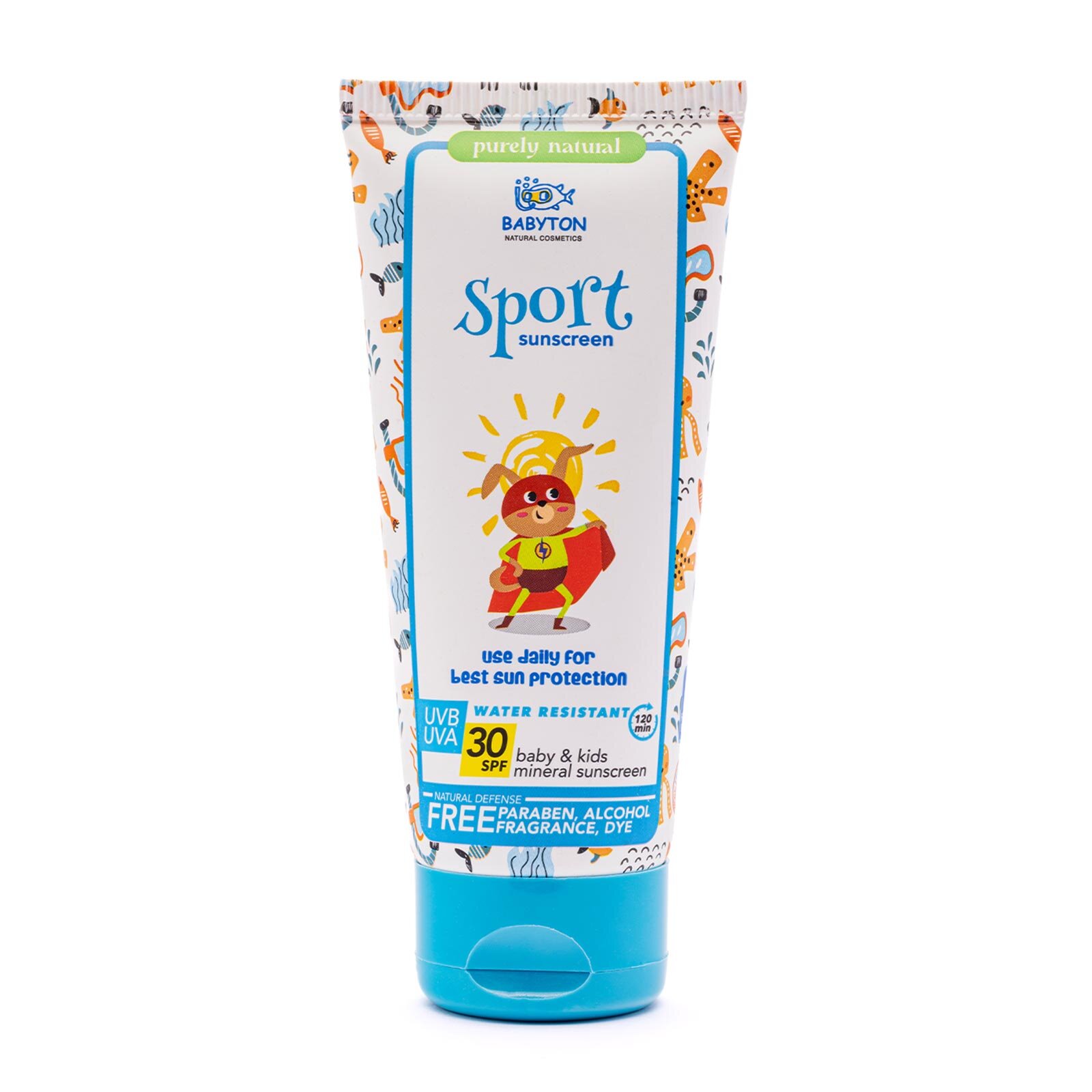 Doğal Suya Dayanıklı Güneş Koruyucu Krem 30 SPF 100 ml