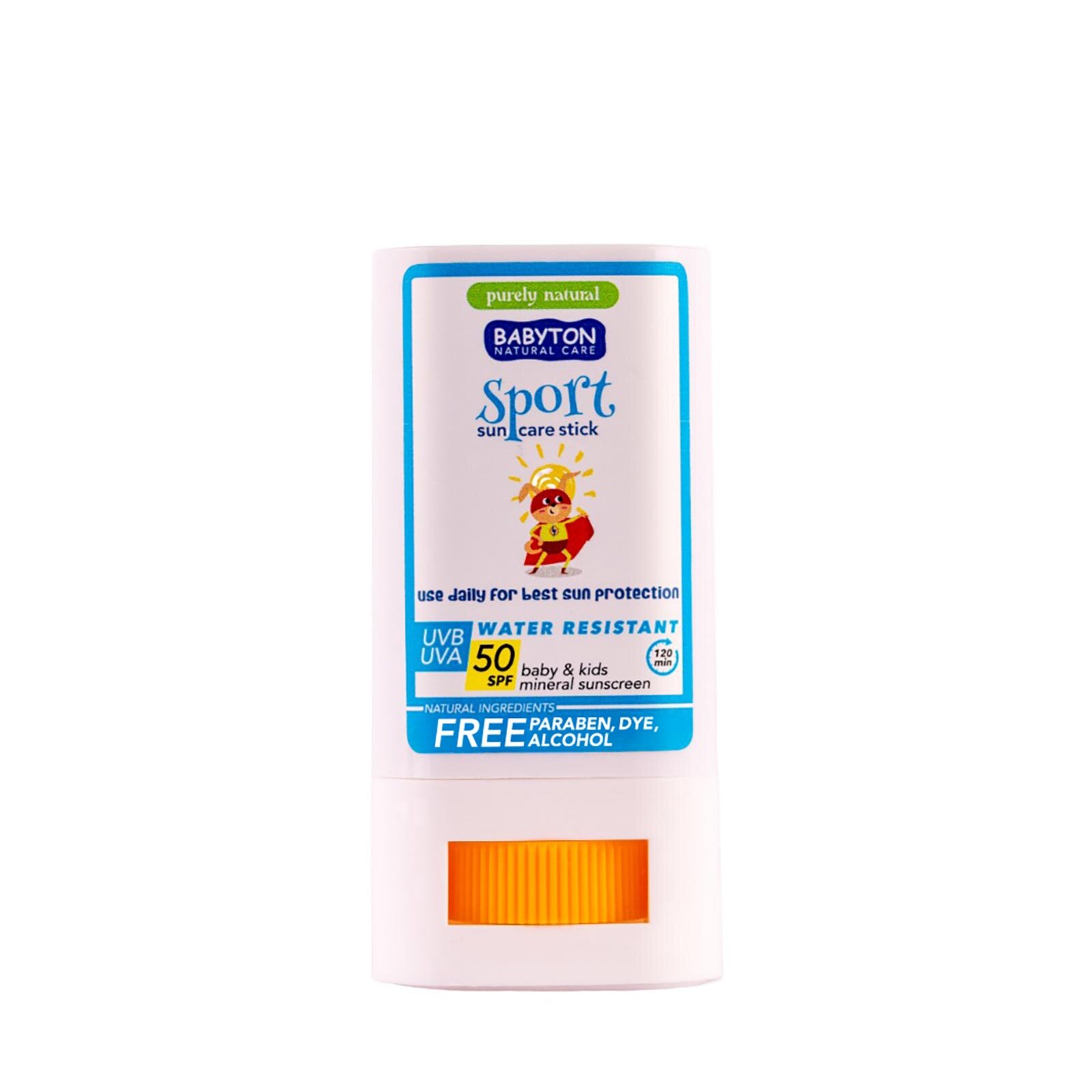 Doğal Suya Dayanıklı Güneş Koruyucu Stick 50 SPF 20 gr