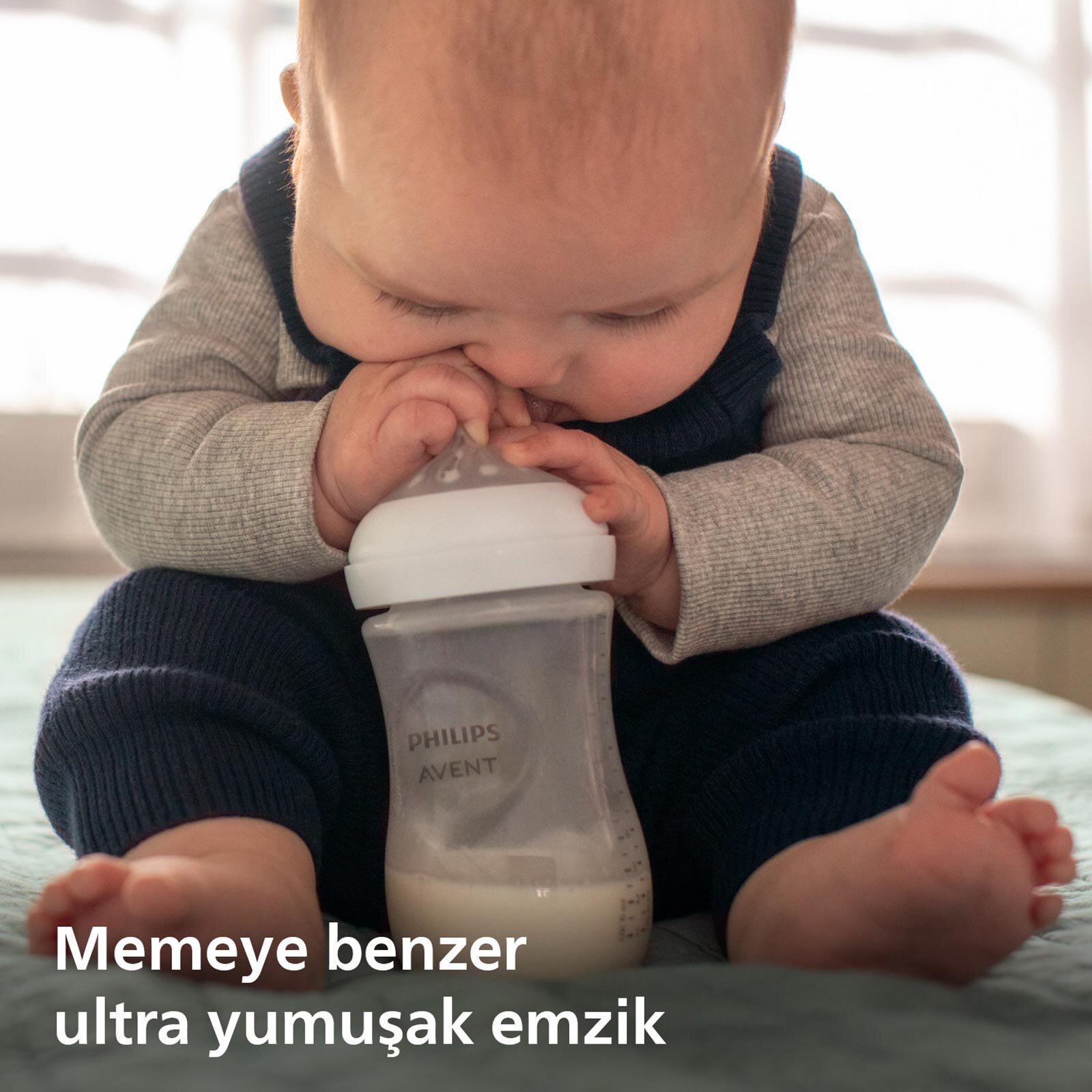 Doğal Tepkili Koala Desenli PP Biberon  260ml, 3-6 Ay, SCY903/67