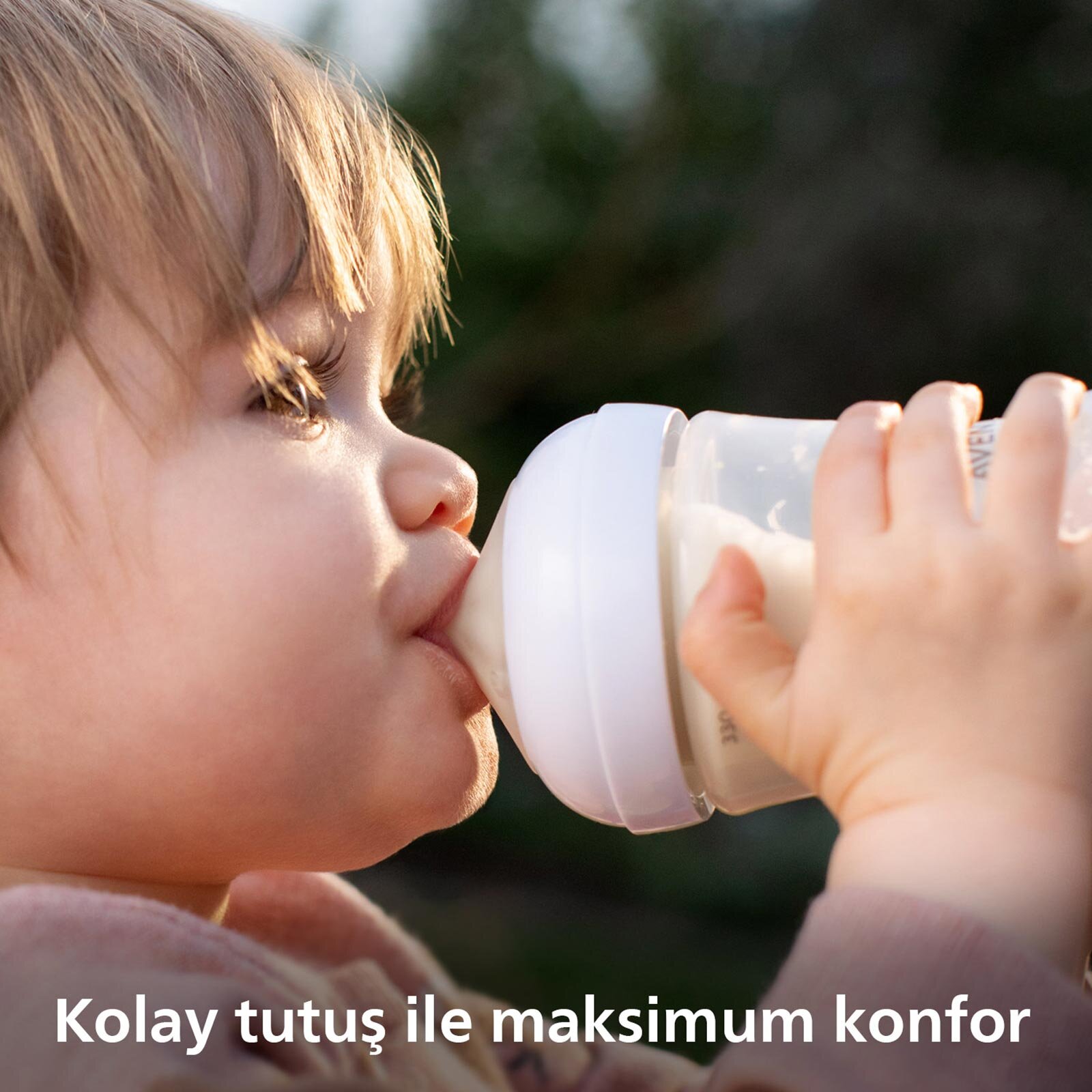 Doğal Tepkili Koala Desenli PP Biberon  260ml, 3-6 Ay, SCY903/67