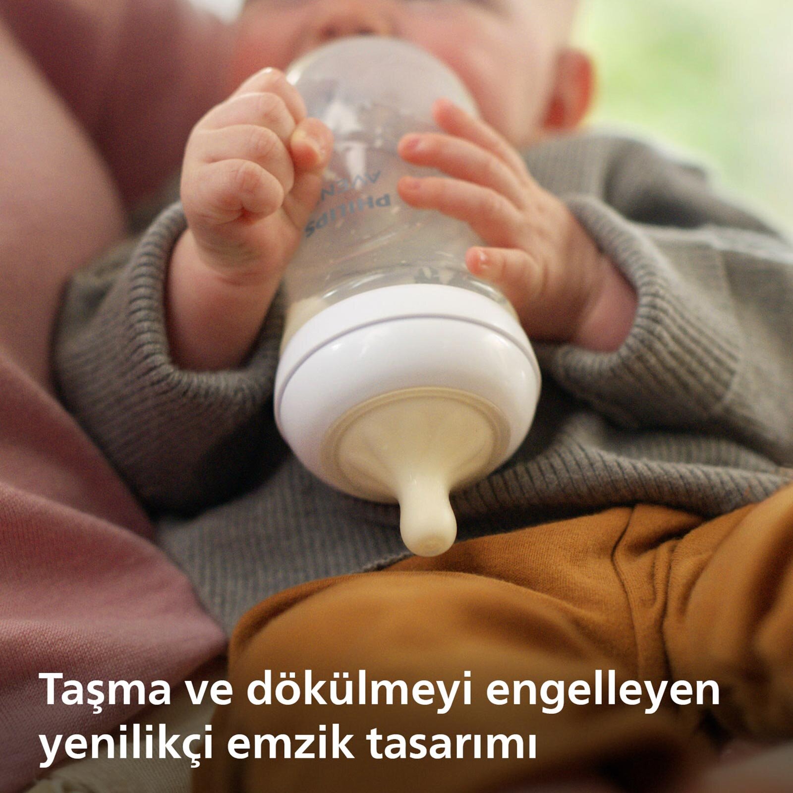 Doğal Tepkili Zürafa Desenli Biberon, PP, 260ml, 3-6 Ay, SCY903/66