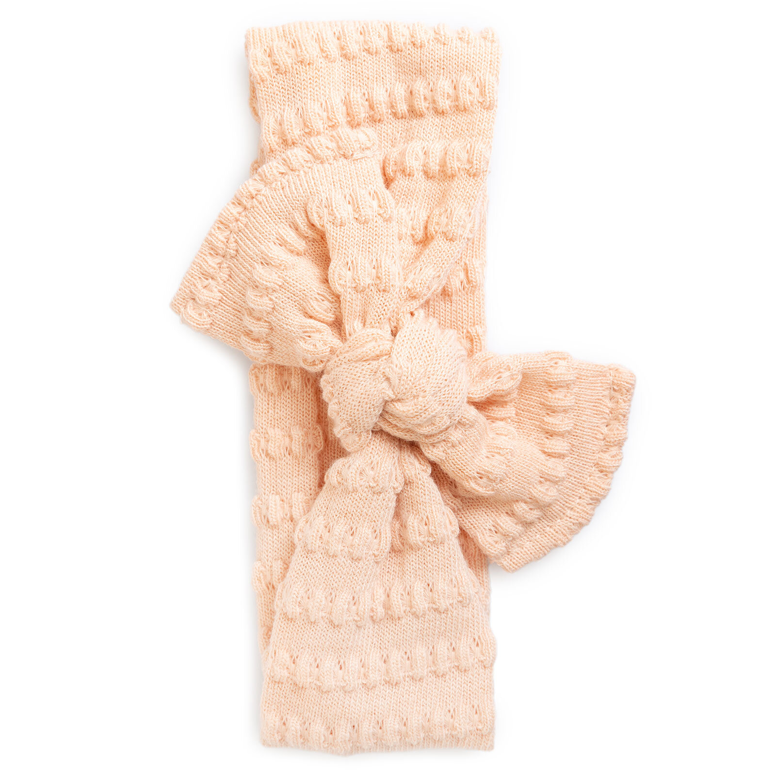 Dokulu Örme Kumaş Bağlamalı Kız Saç Bandı Kız Bebek Dokulu Örme Kumaş Bağlamalı Kız Saç Bandı Kız Bebek