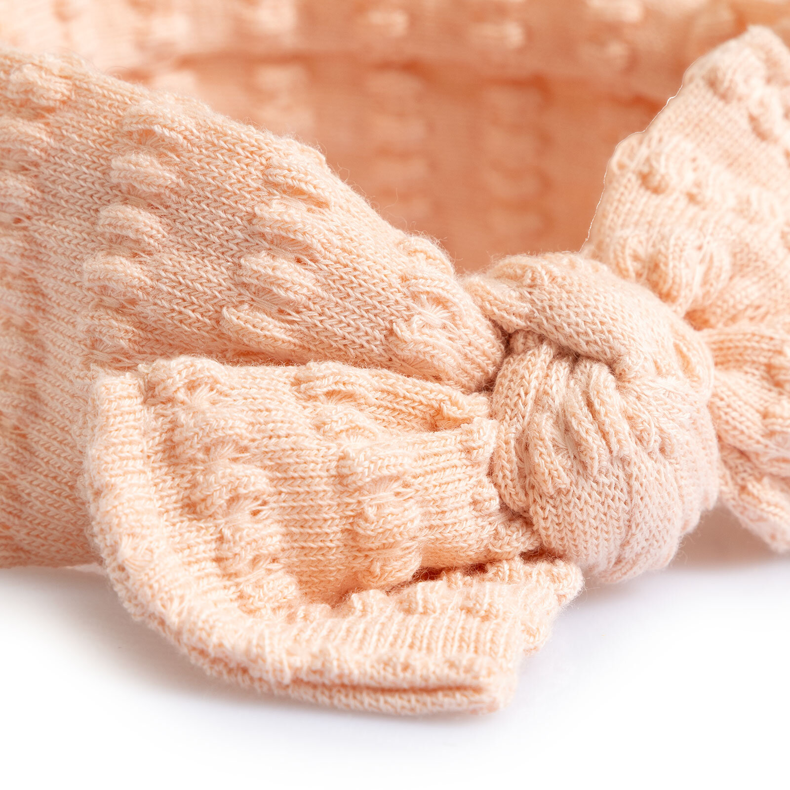 Dokulu Örme Kumaş Bağlamalı Kız Saç Bandı Kız Bebek Dokulu Örme Kumaş Bağlamalı Kız Saç Bandı Kız Bebek