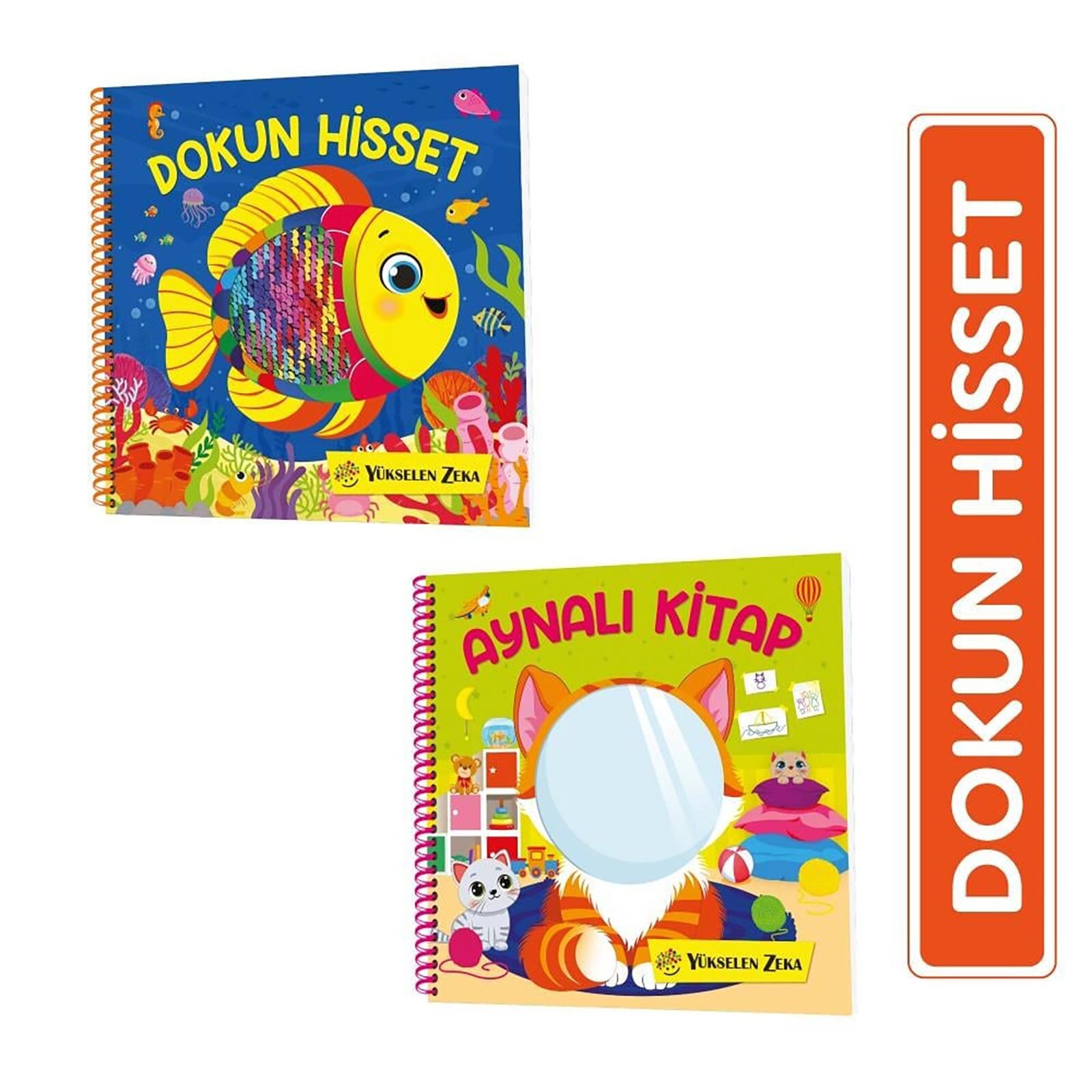 Dokun Hisset - Aynalı Kitap 2'li Set