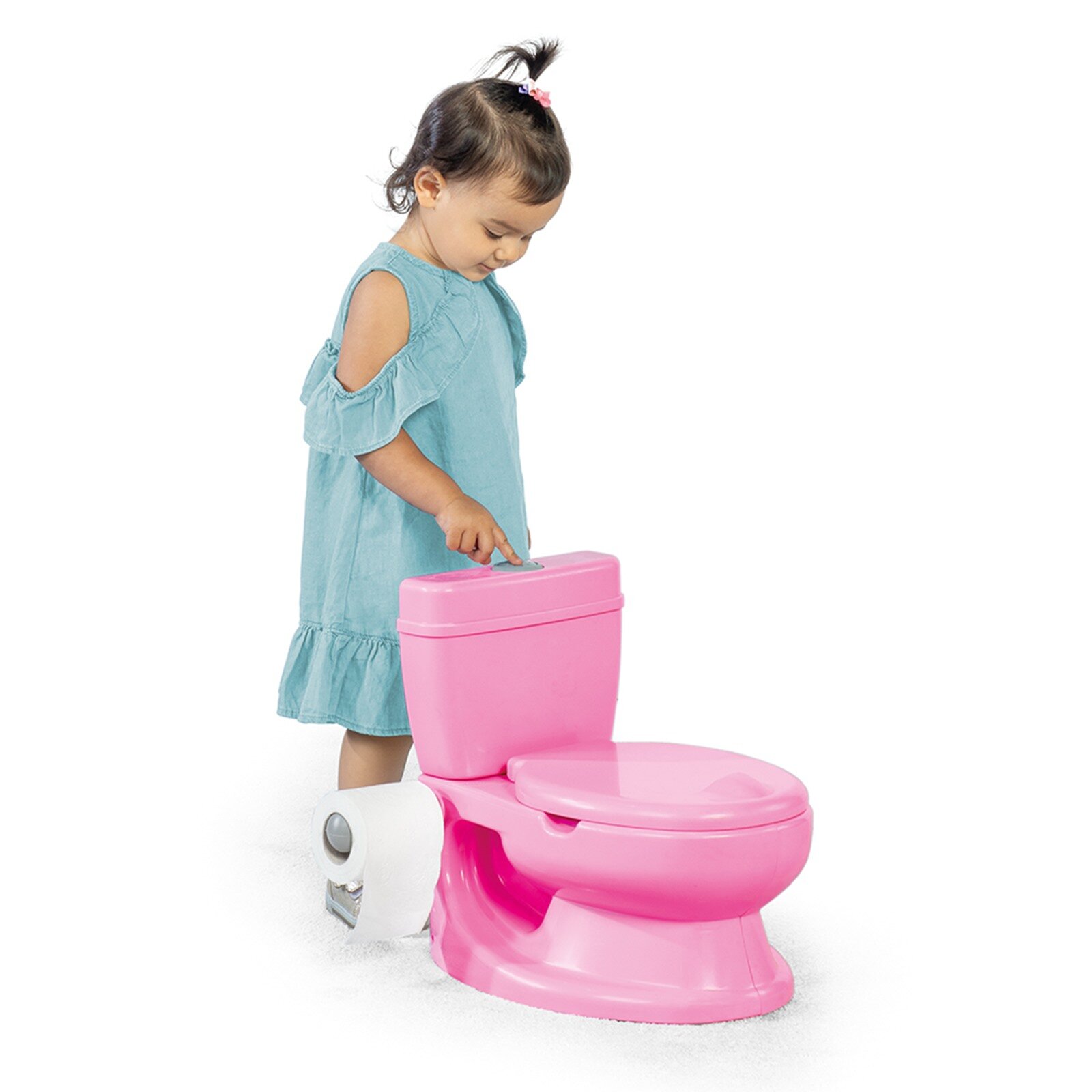 Bebek Tuvalet Eğitimi Lazımlık Klozet 18 Ay+ Pembe