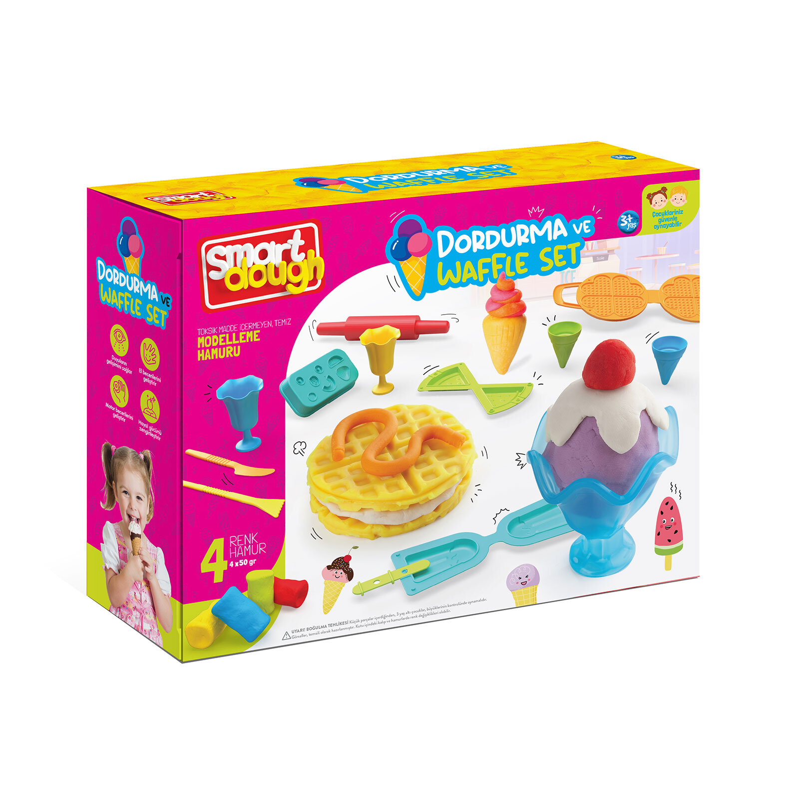 Dondurma Ve Waffle Seti Hamur Kutusu - 200 Gr