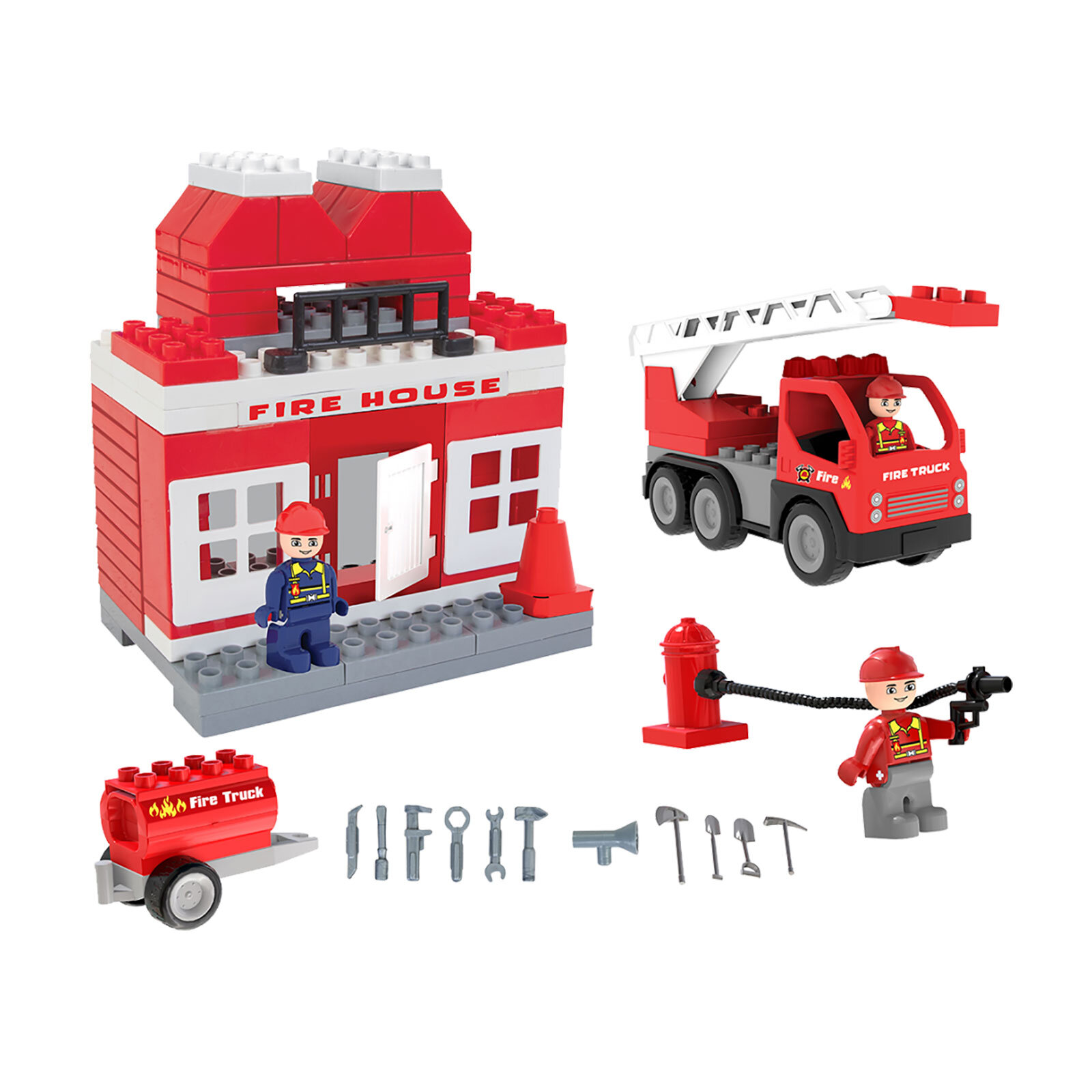 Double Blocks İtfaiye Seti Double Blocks İtfaiye Seti