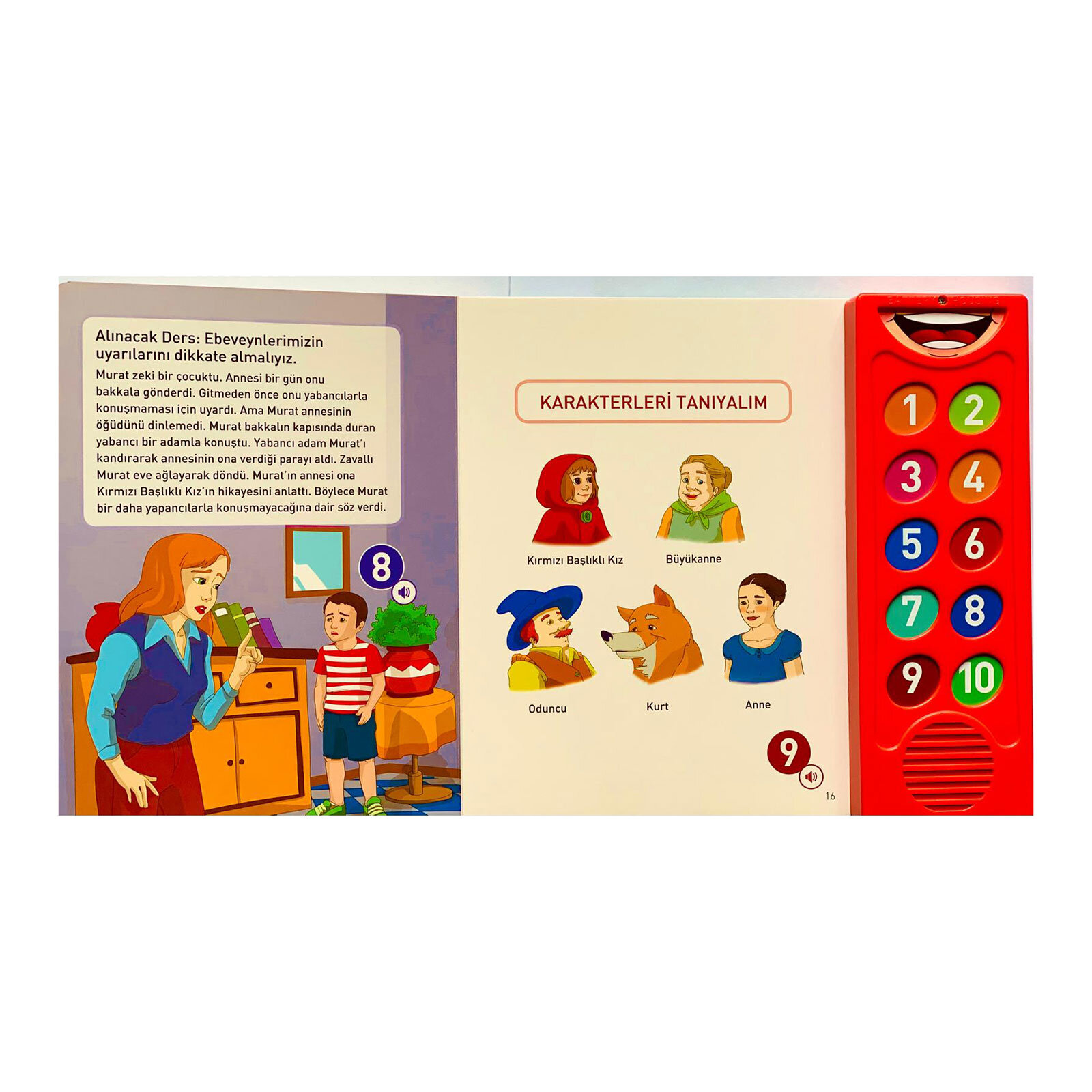 Dünya Klasiği Masallar Kırmızı Başlıklı Kız Sesli Kitap Dünya Klasiği Masallar Kırmızı Başlıklı Kız Sesli Kitap