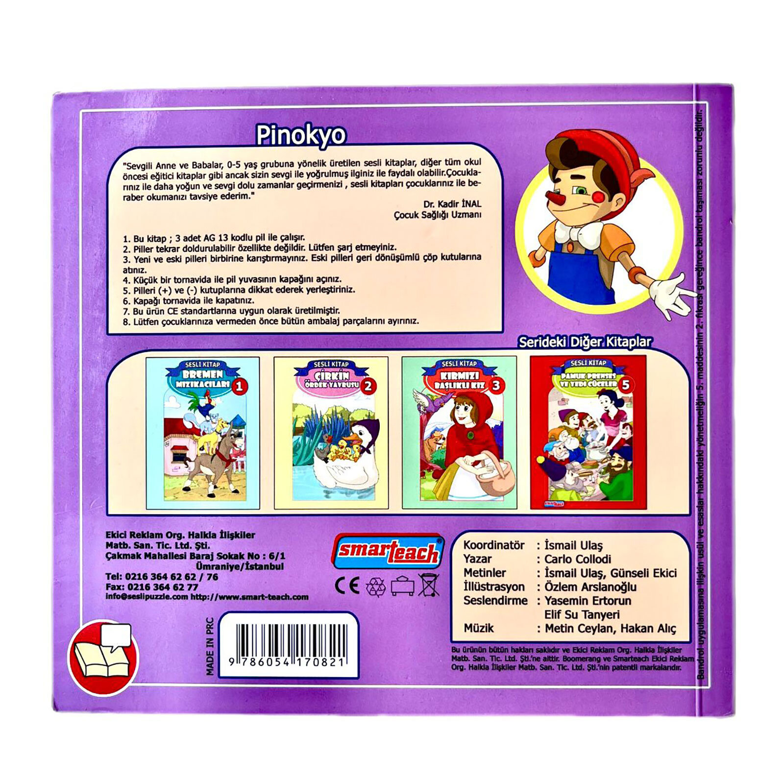 Dünya Klasiği Masallar Pinokyo Dünya Klasiği Masallar Pinokyo