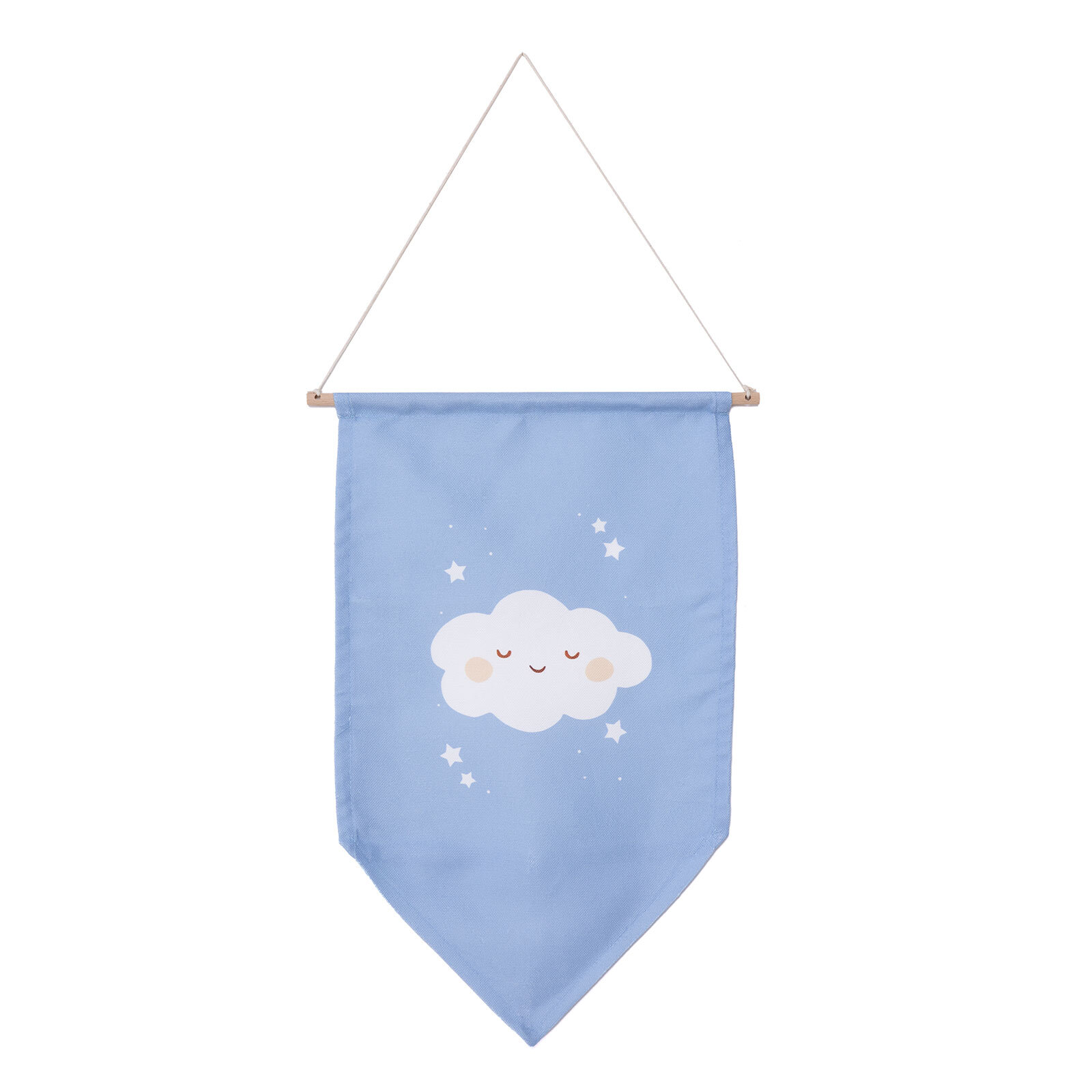 Bebek Odası Duvar Flama Mavi