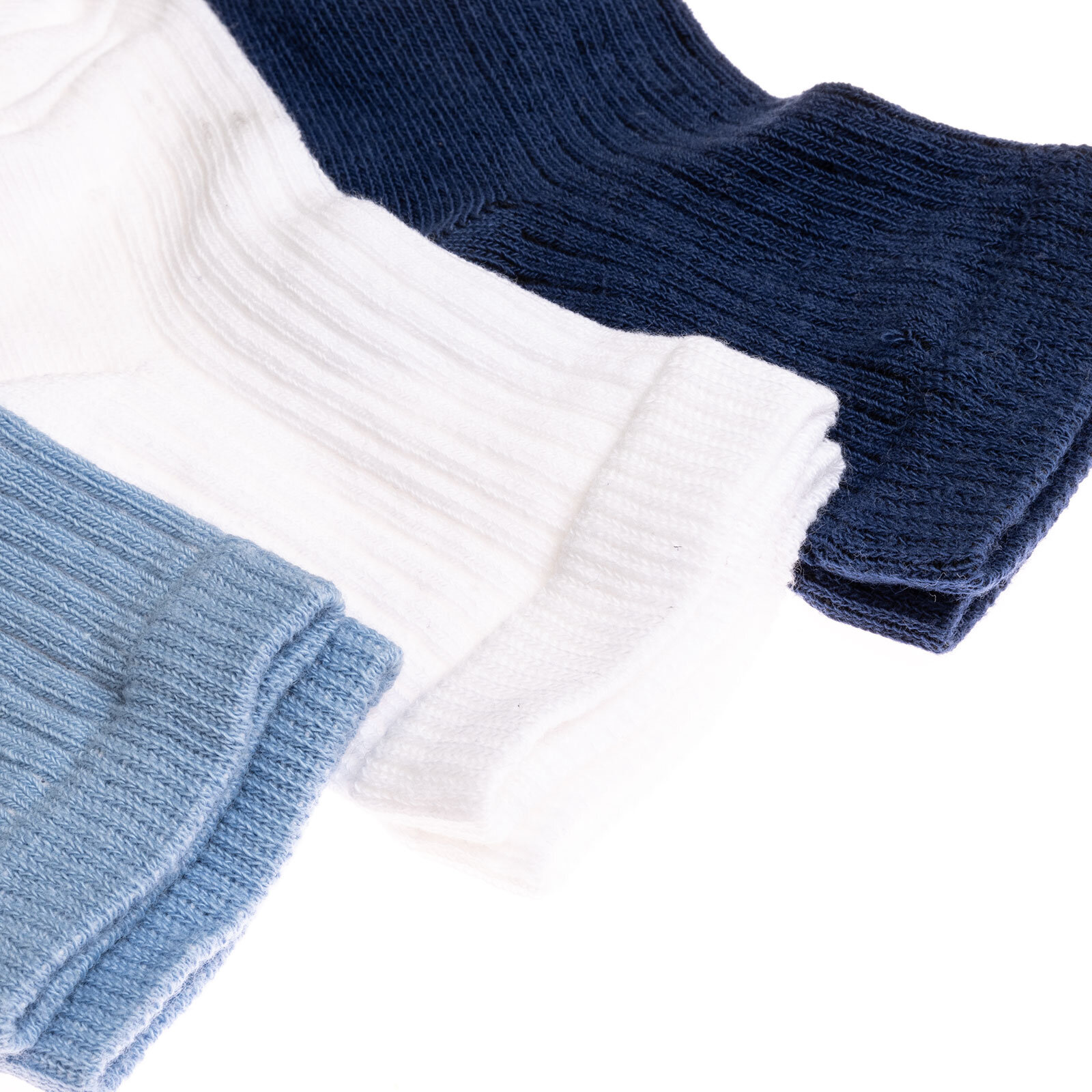 Düz Renkli Erkek 3lü Soket Çorap Erkek Bebek