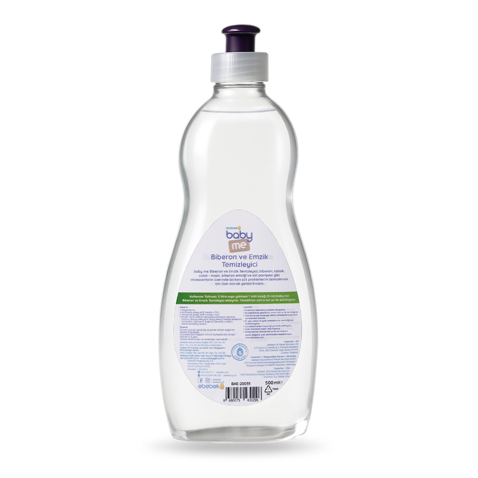 Likit Emzik Biberon Temizleyici 500 ml