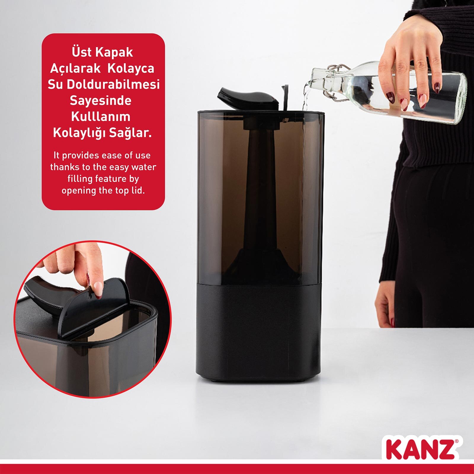 Üstten Doldurmalı Dijital Buhar Makinesi