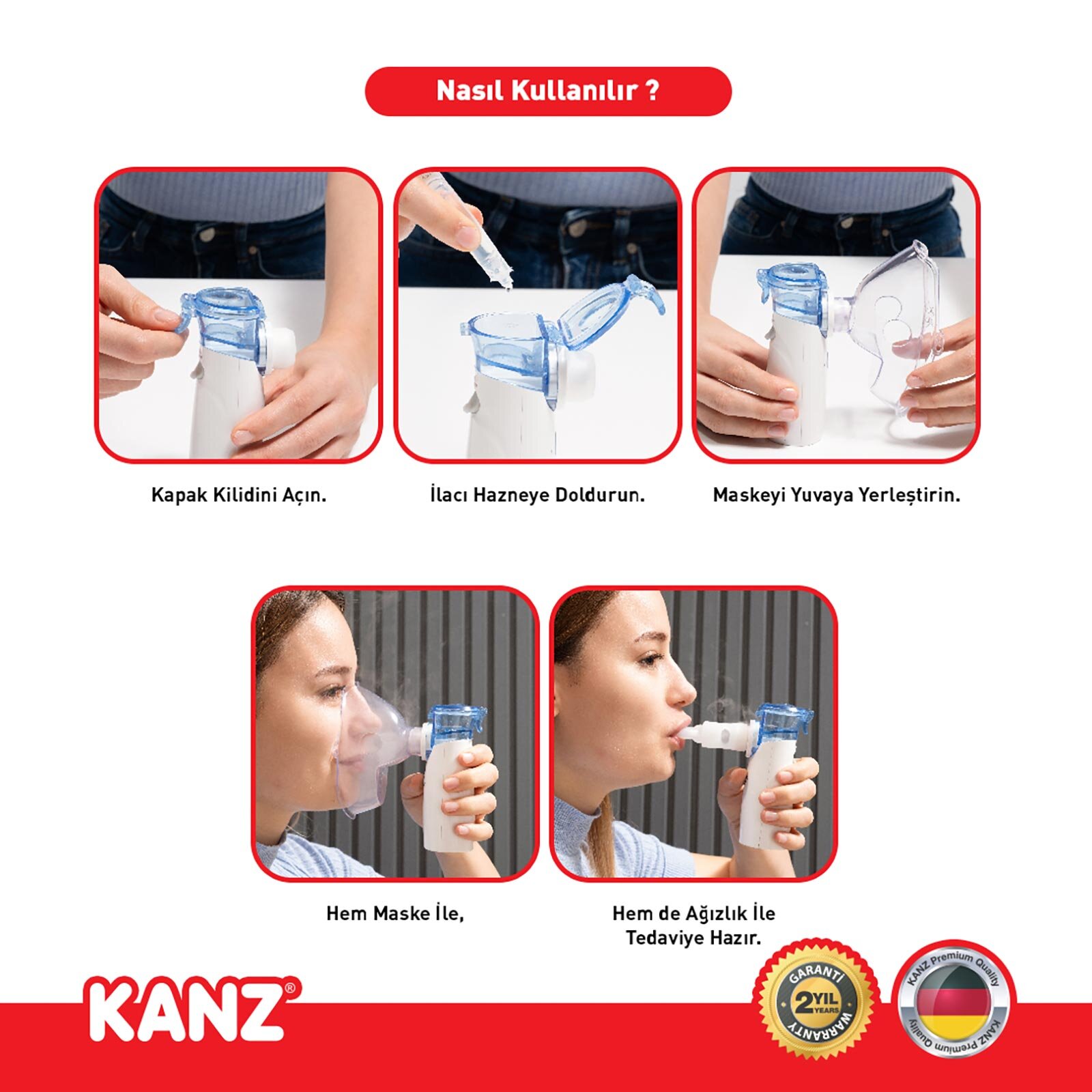 Taşınabilir Mesh Nebulizatör