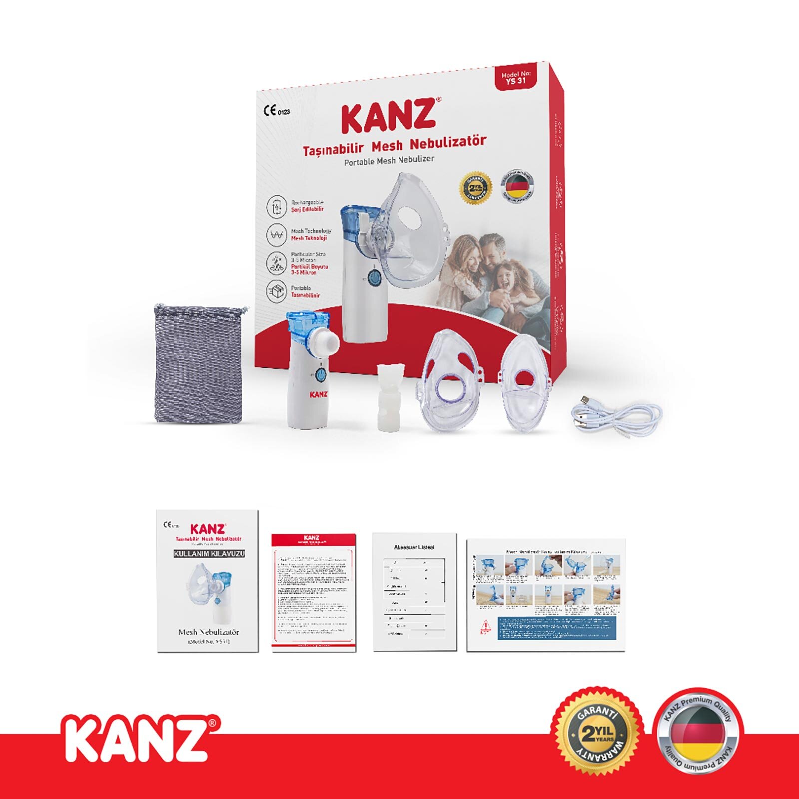 Taşınabilir Mesh Nebulizatör